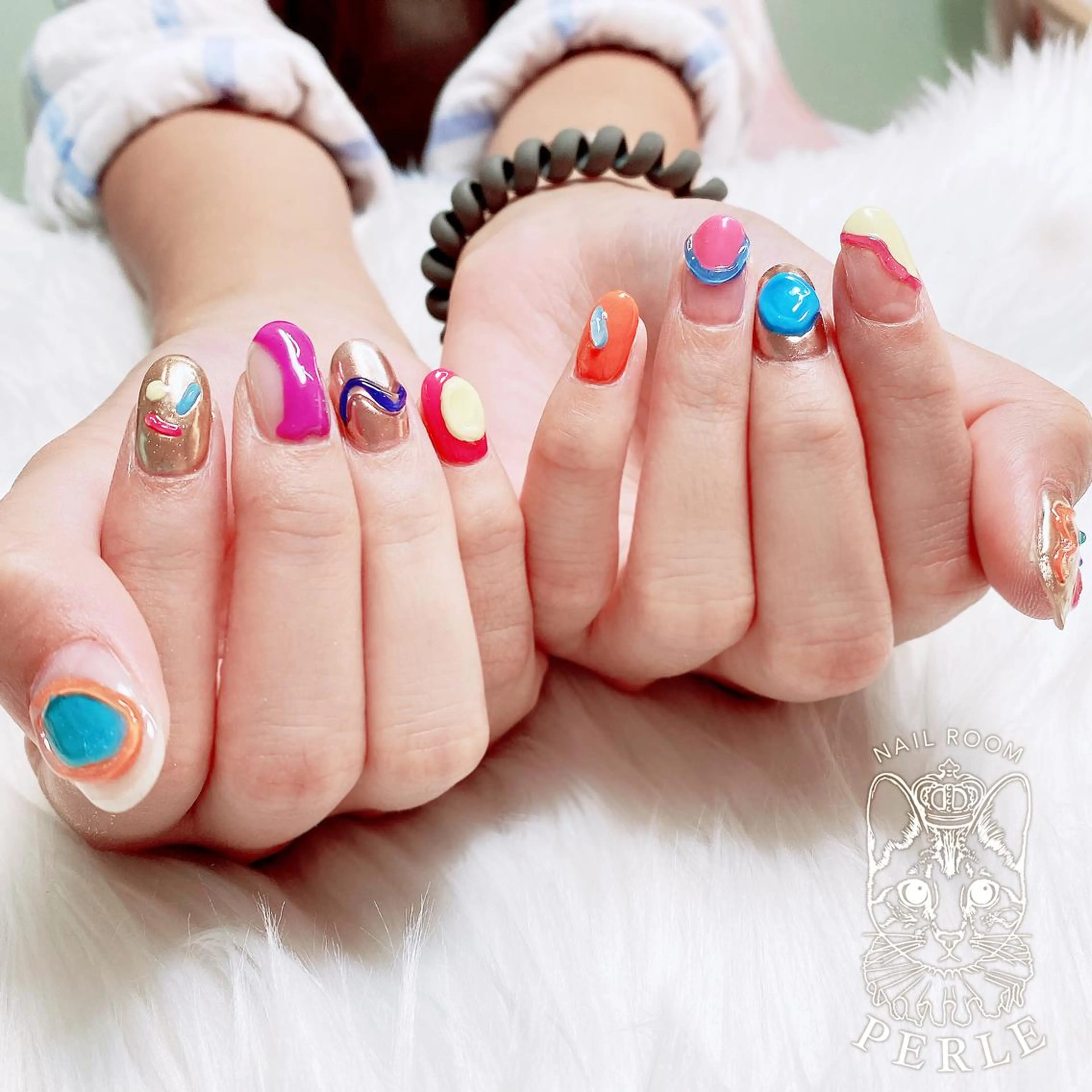 ネイル ハンドネイル nail room Perleのネイルデザイン