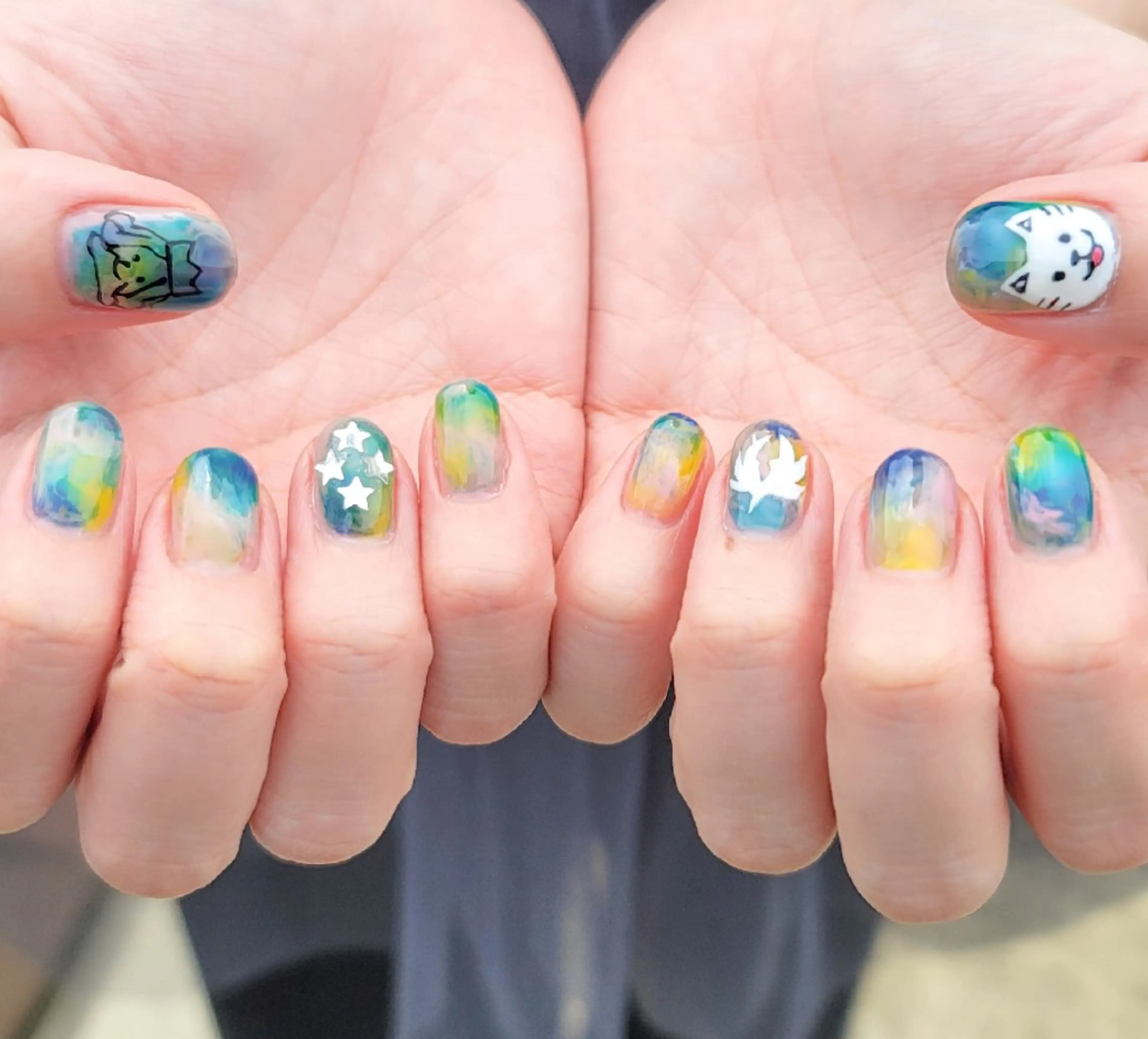 ネイル 🌲🌳🚪iiit o🌲🌳🌲のネイルデザイン