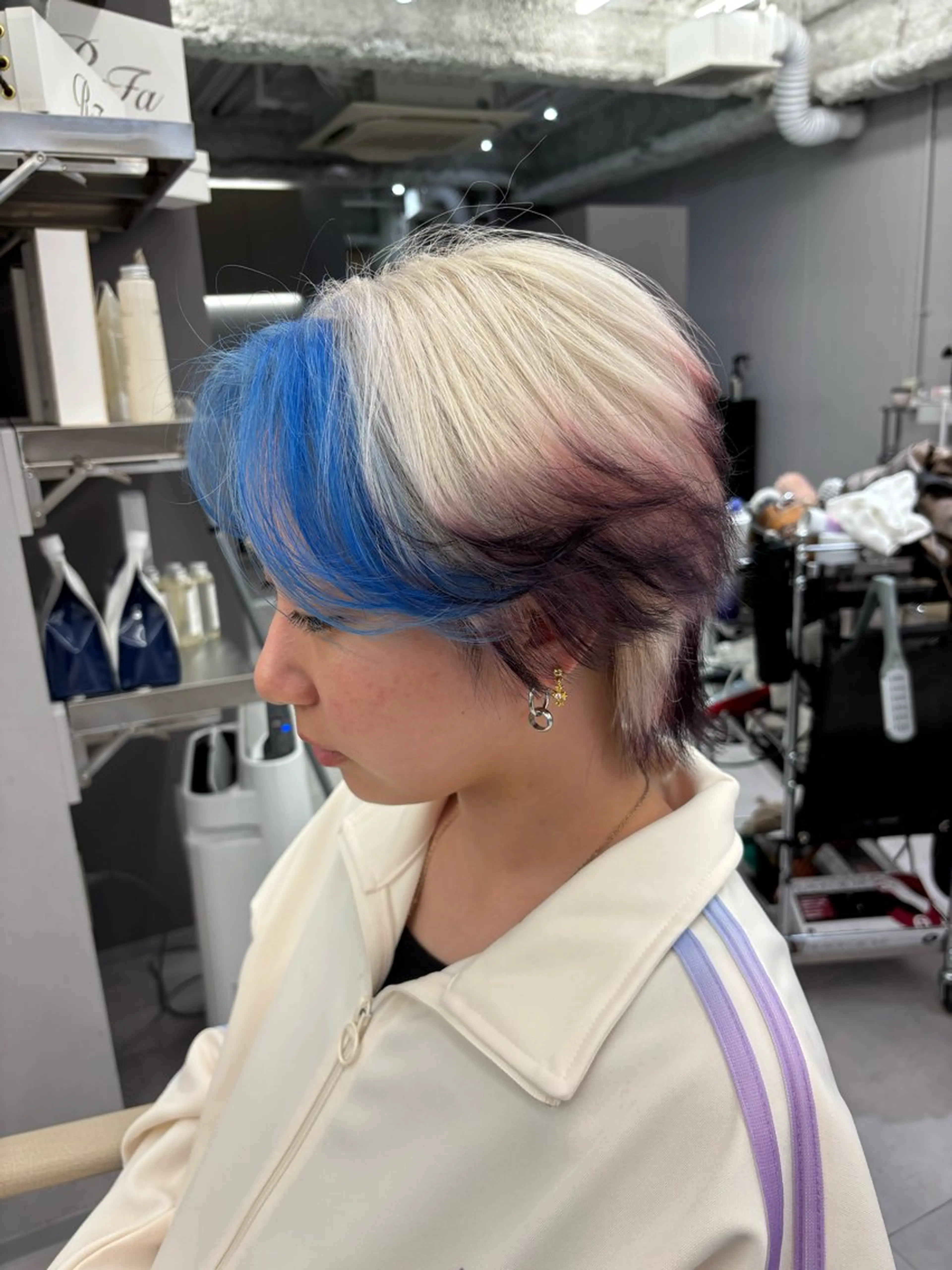 ショート カラー デザインカラー ヘアカラー 名古屋/デザイン/ ブリーチ/松井亮磨のヘアスタイル