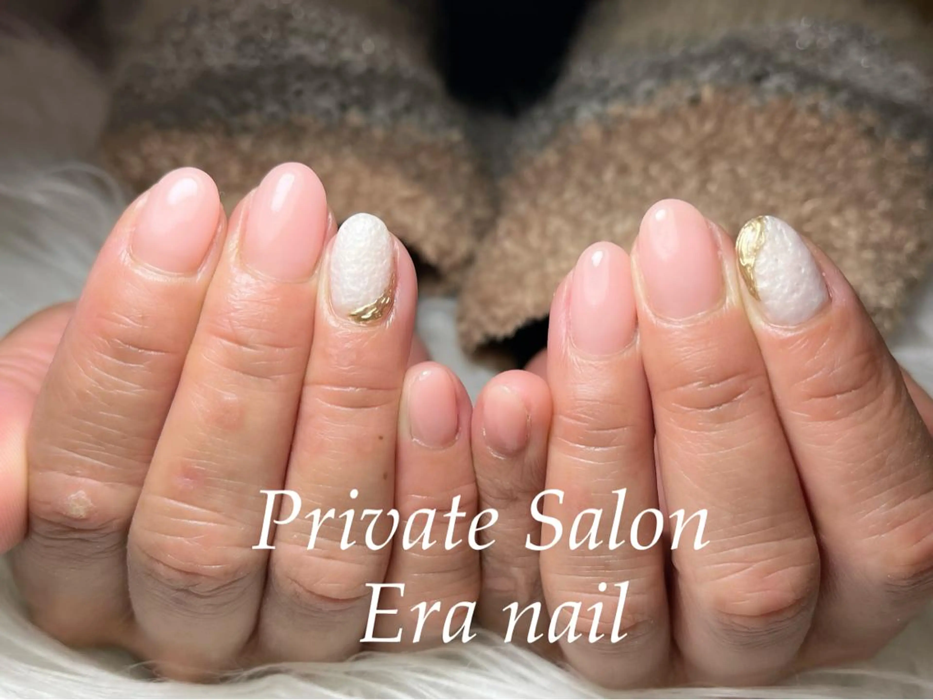 ネイル ミラーネイル ワンカラーネイル ハンドネイル Era nailのネイルデザイン