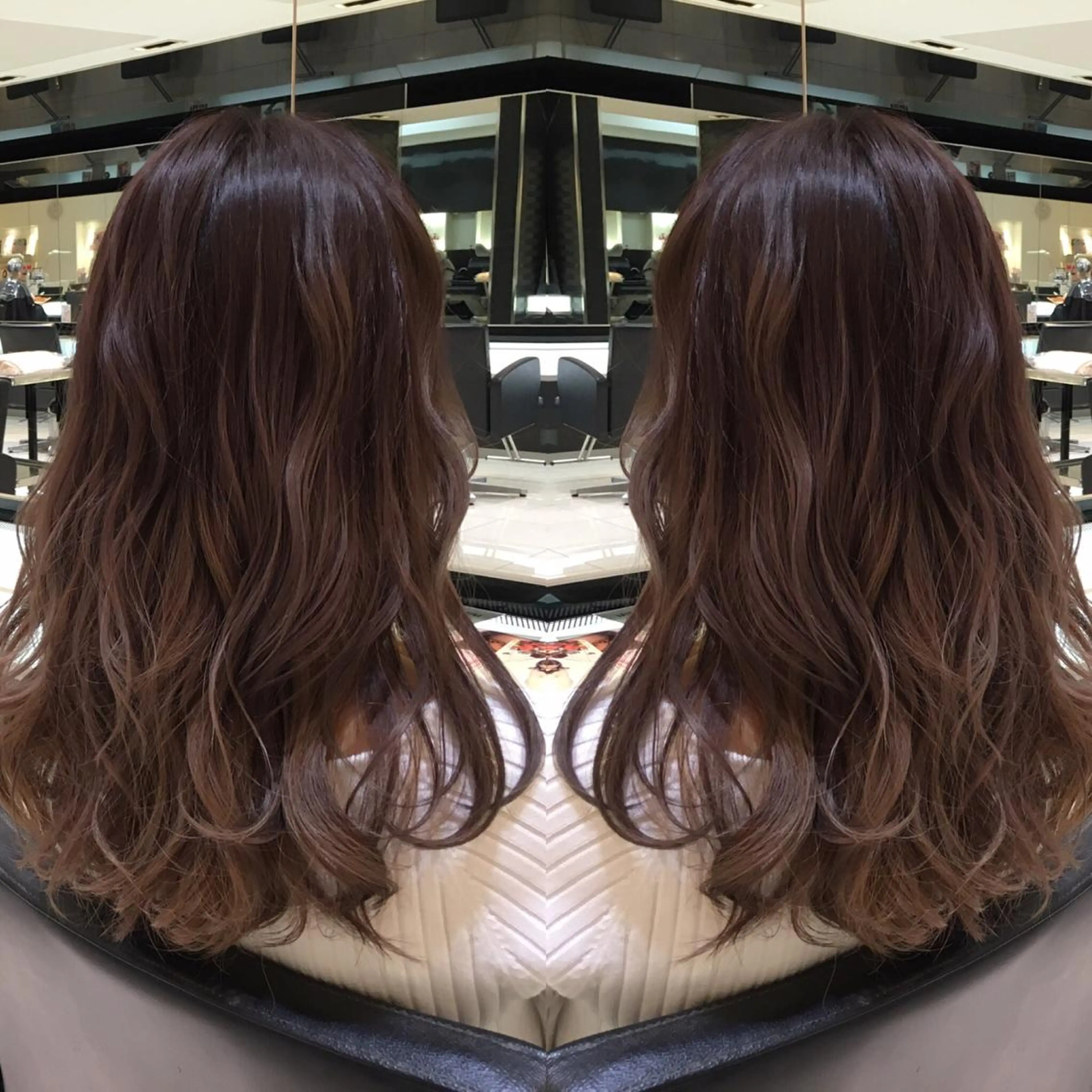 ロング カラー ヘアカラー ブリーチカラー/ 岩破瑞希のヘアスタイル