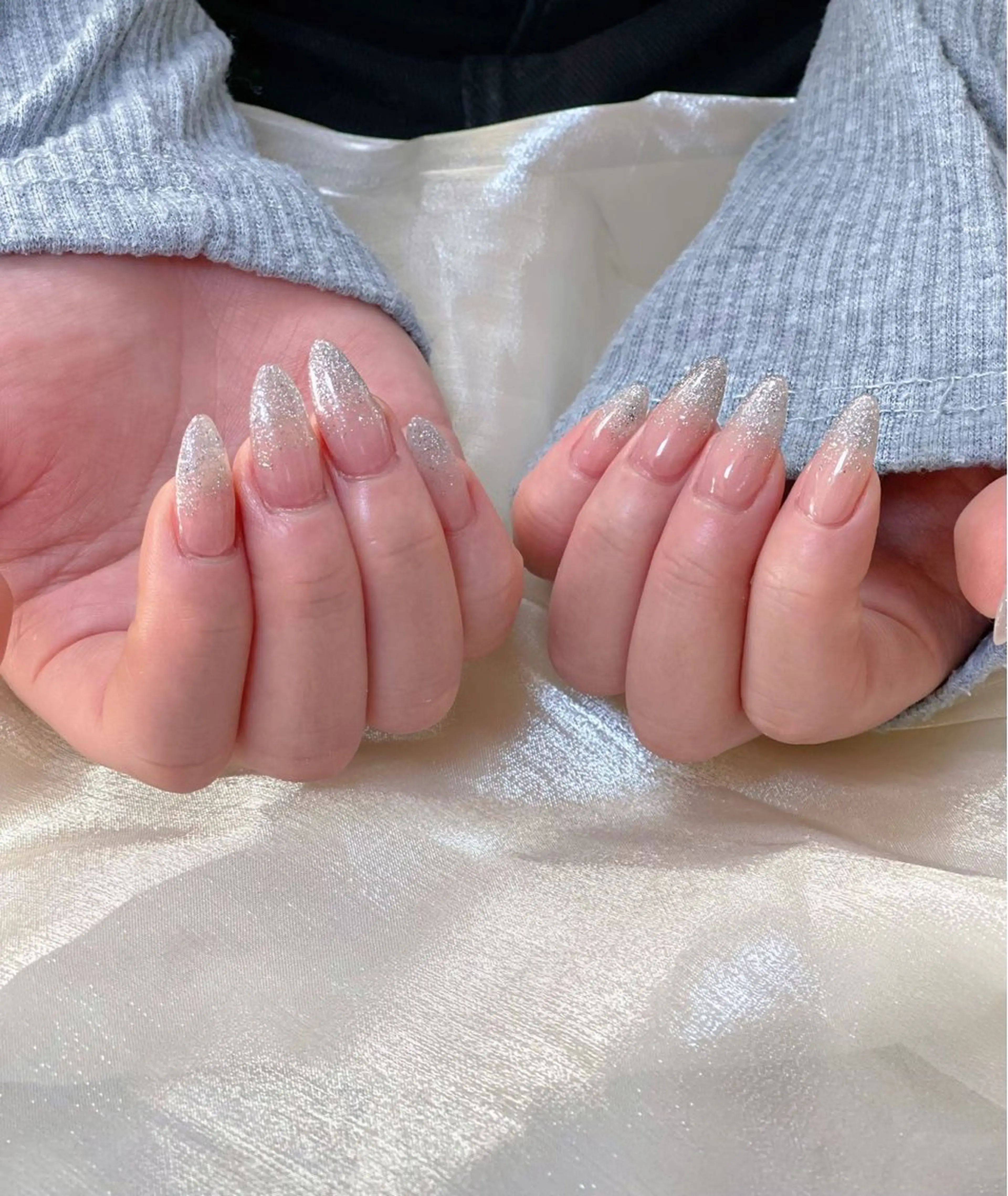 ネイル グラデーション ラメ(グリッター) ラメグラデーション Nana  nail 8:00～22:00のネイルデザイン