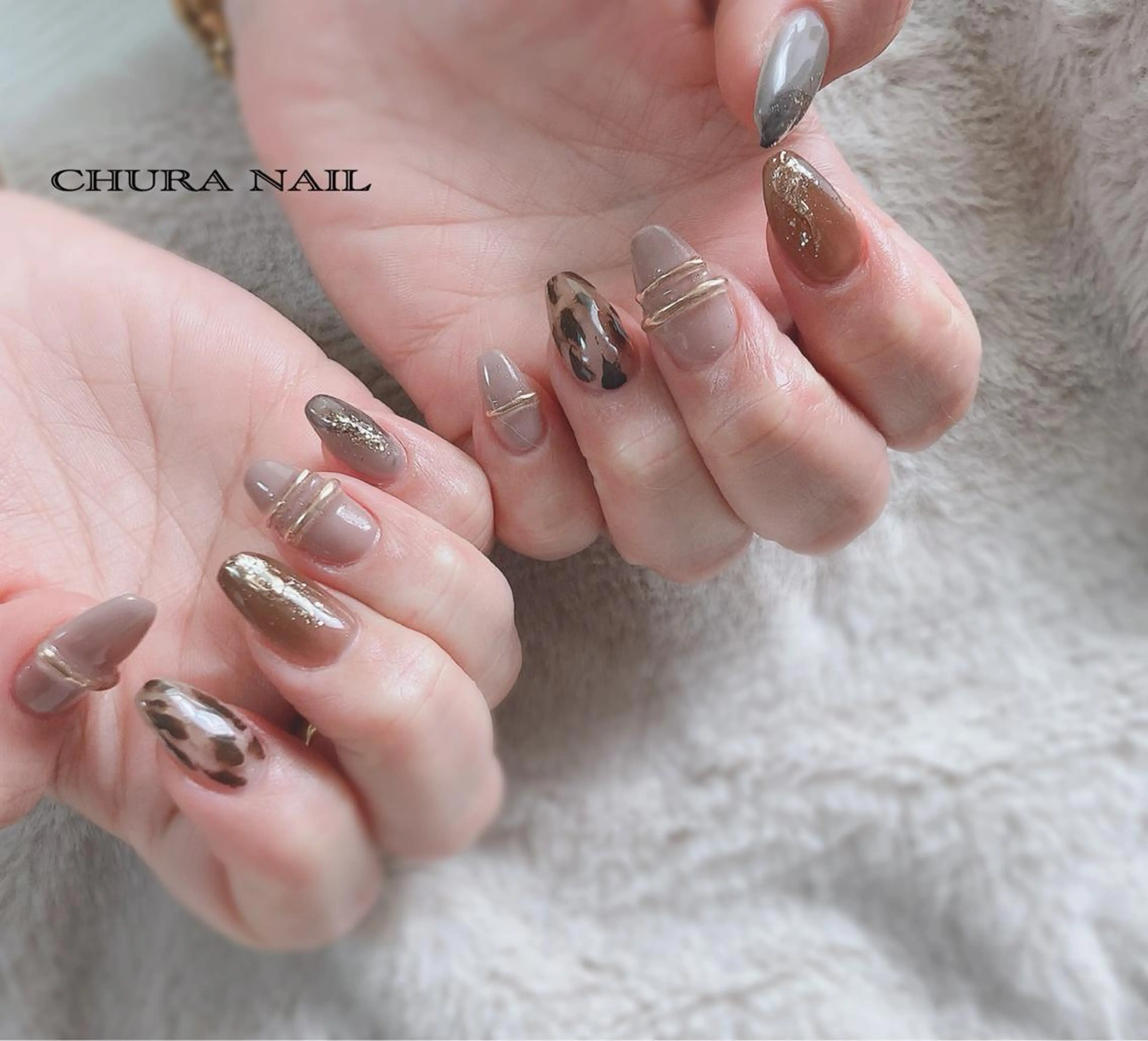 ネイル ニュアンスネイル CHURA NAIL YUIのネイルデザイン