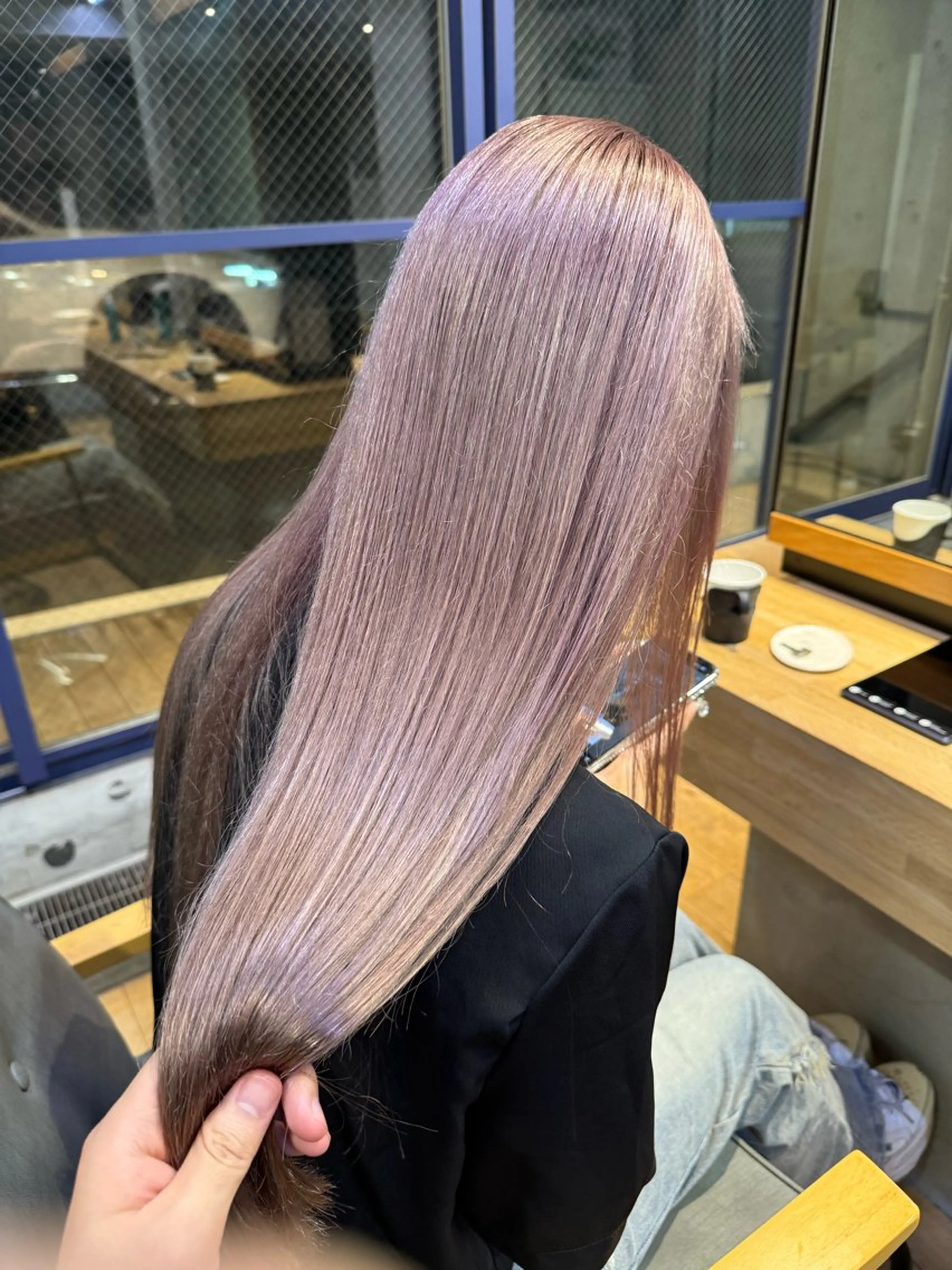カラー ラベンダーカラー モデル募集中 はくのヘアスタイル