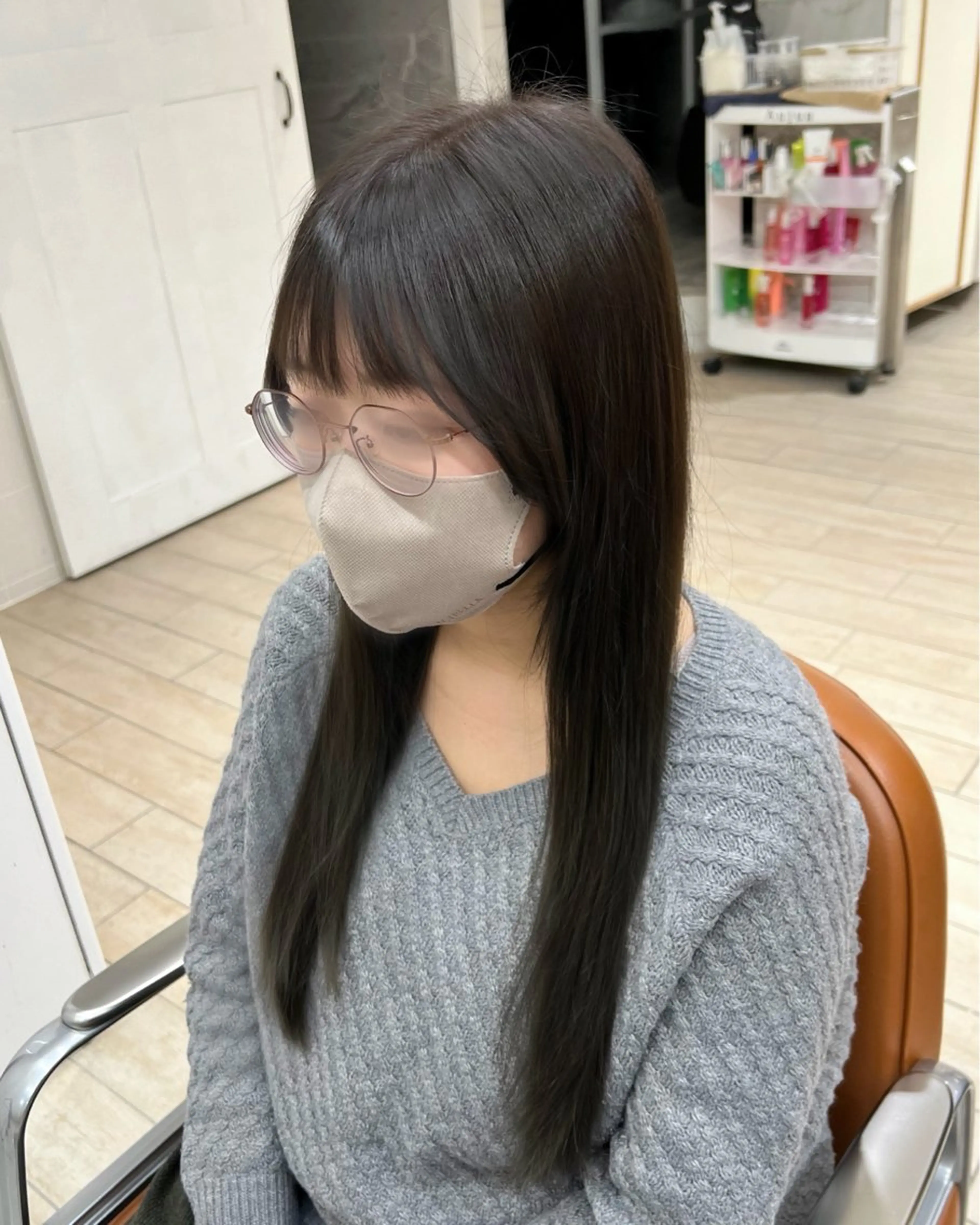 ロング カラー ヘアカラー モデル募集 セイノチヒロのヘアスタイル