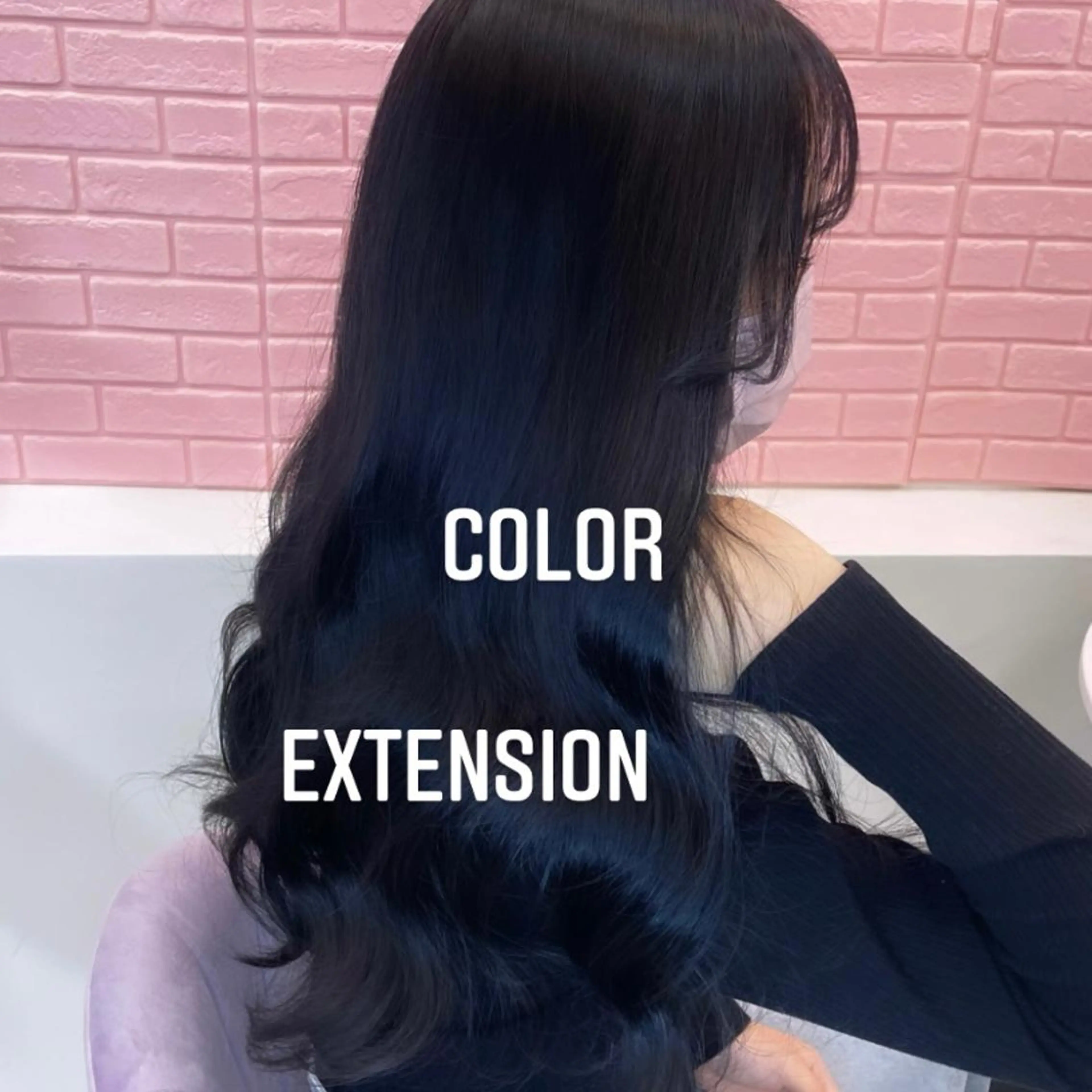 ロング カラー ヘアカラー エクステ エクステ🩵ブリーチ 韓国ヘア🩵KAEのヘアスタイル