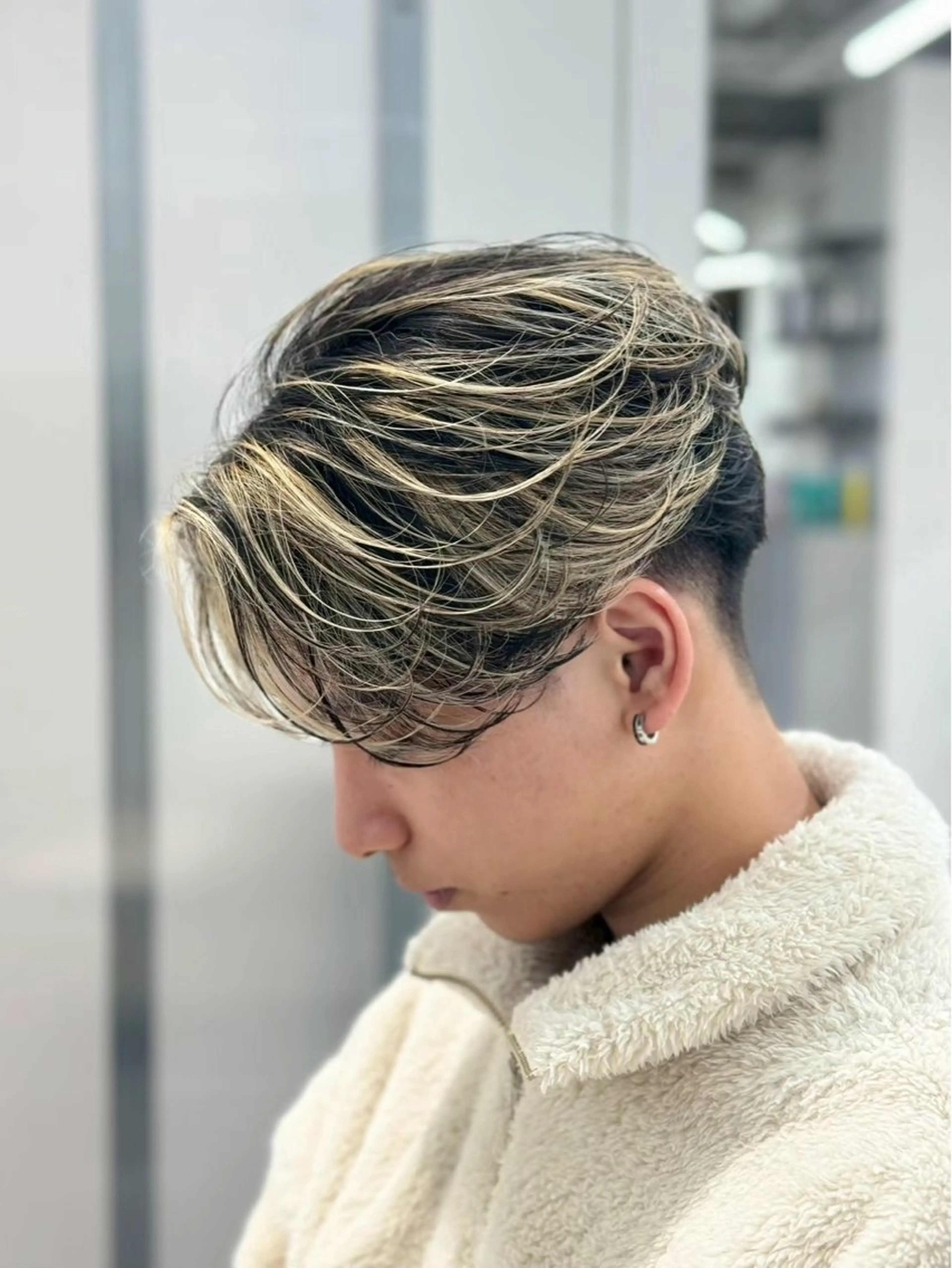 ショート カラー パーマ ✨️メンズ特化波巻き ツイスパ✨️松本真生のヘアスタイル