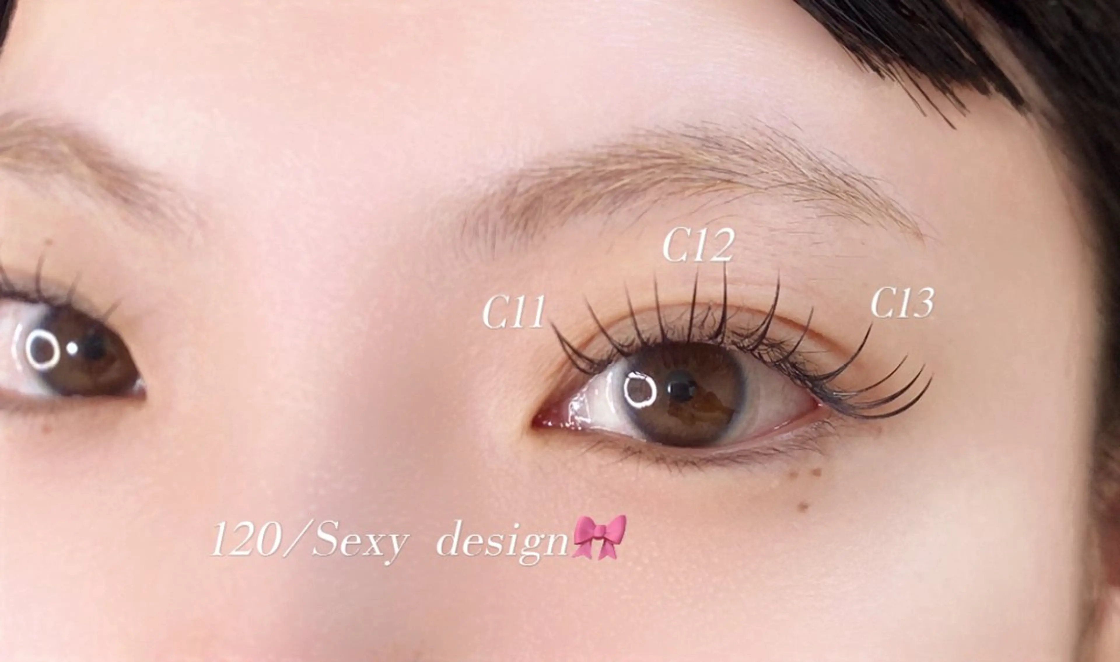 マツエク・マツパ 束感まつ毛 フラットラッシュ 新越谷eyelash Sayaのマツエク・マツパデザイン