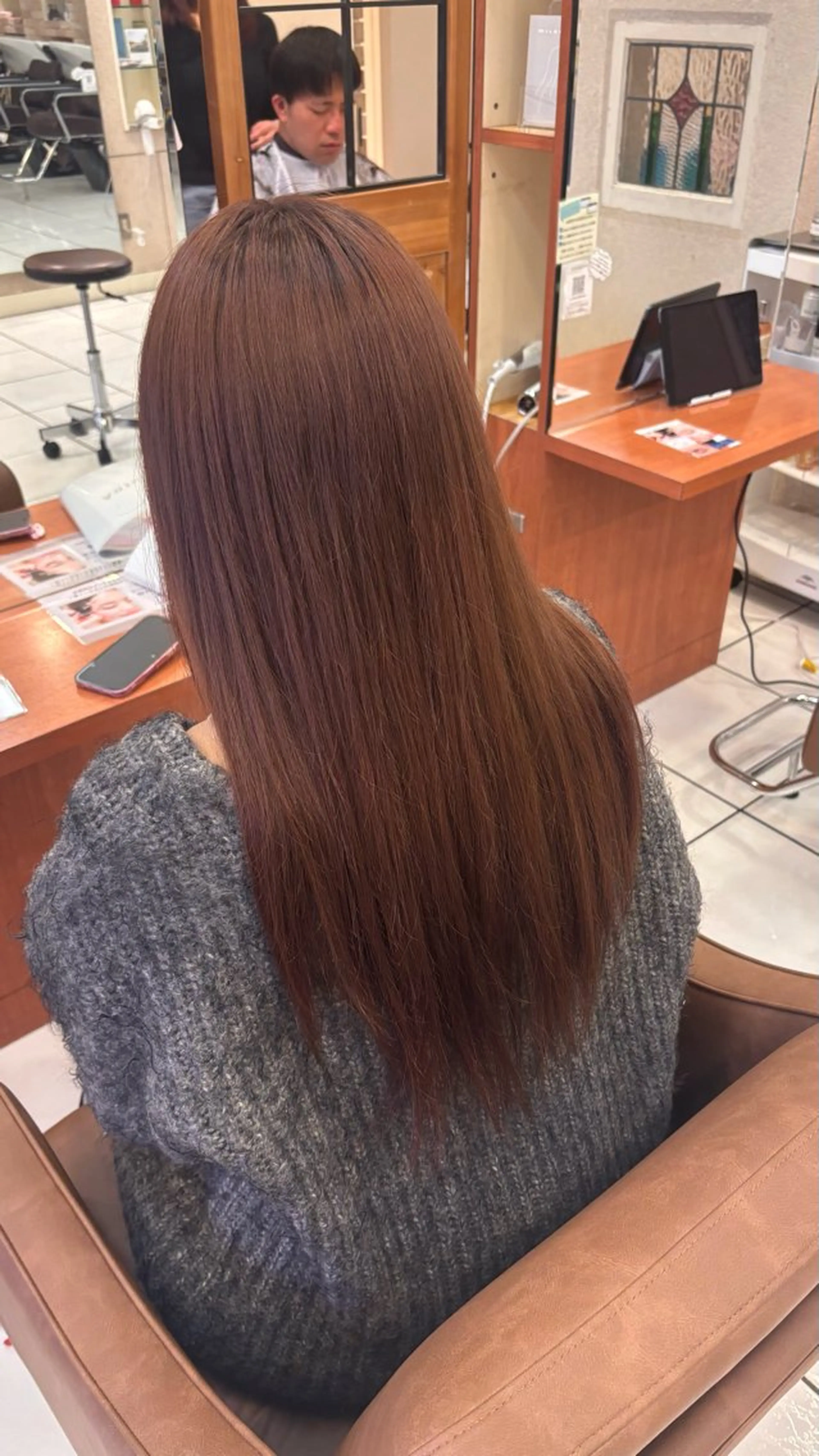 ロング カラー トリートメント 艶カラー  髪質改善 🍓苺奈のヘアスタイル