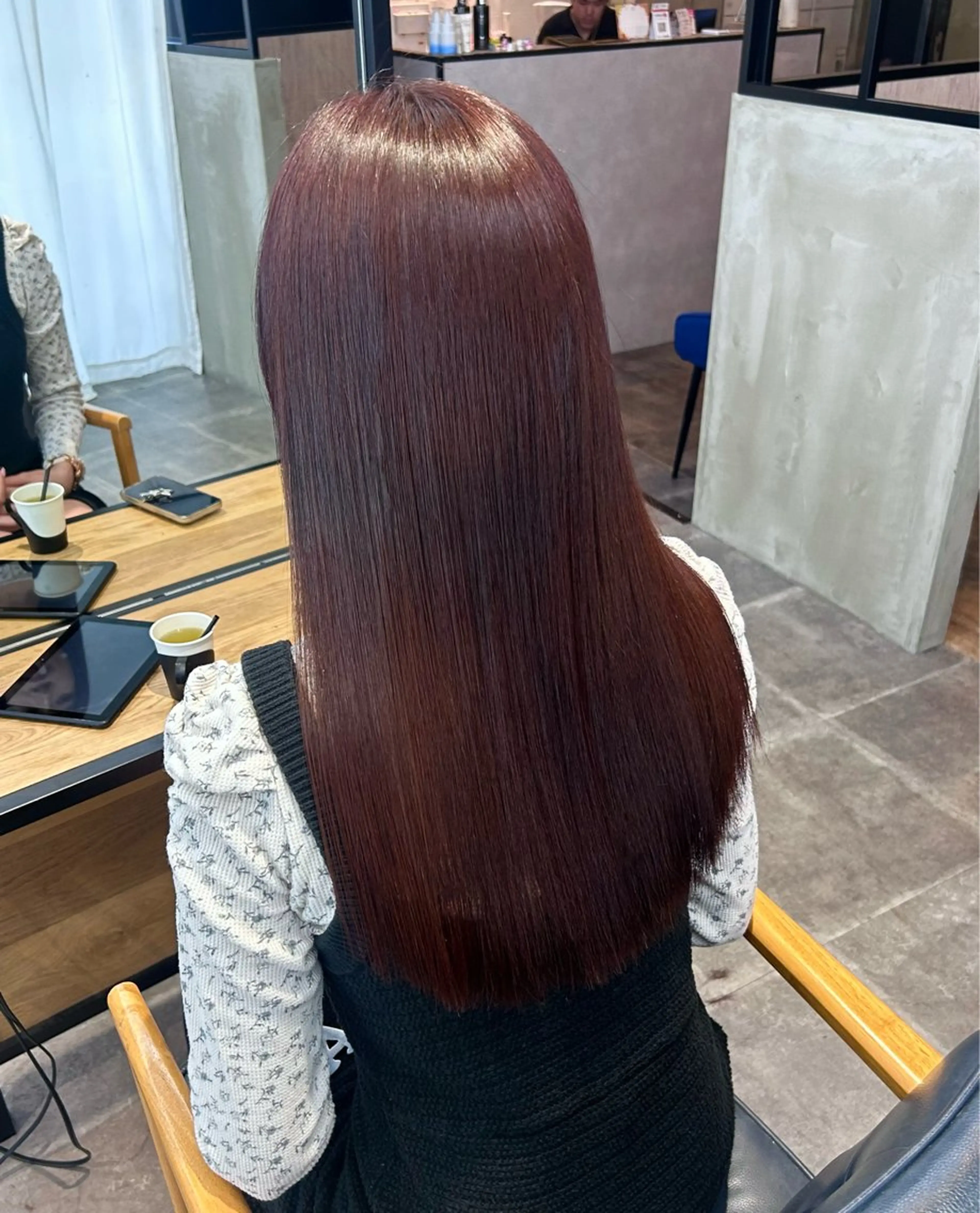 ロング カラー 韓国×髪質改善カラー 💎hinaのヘアスタイル