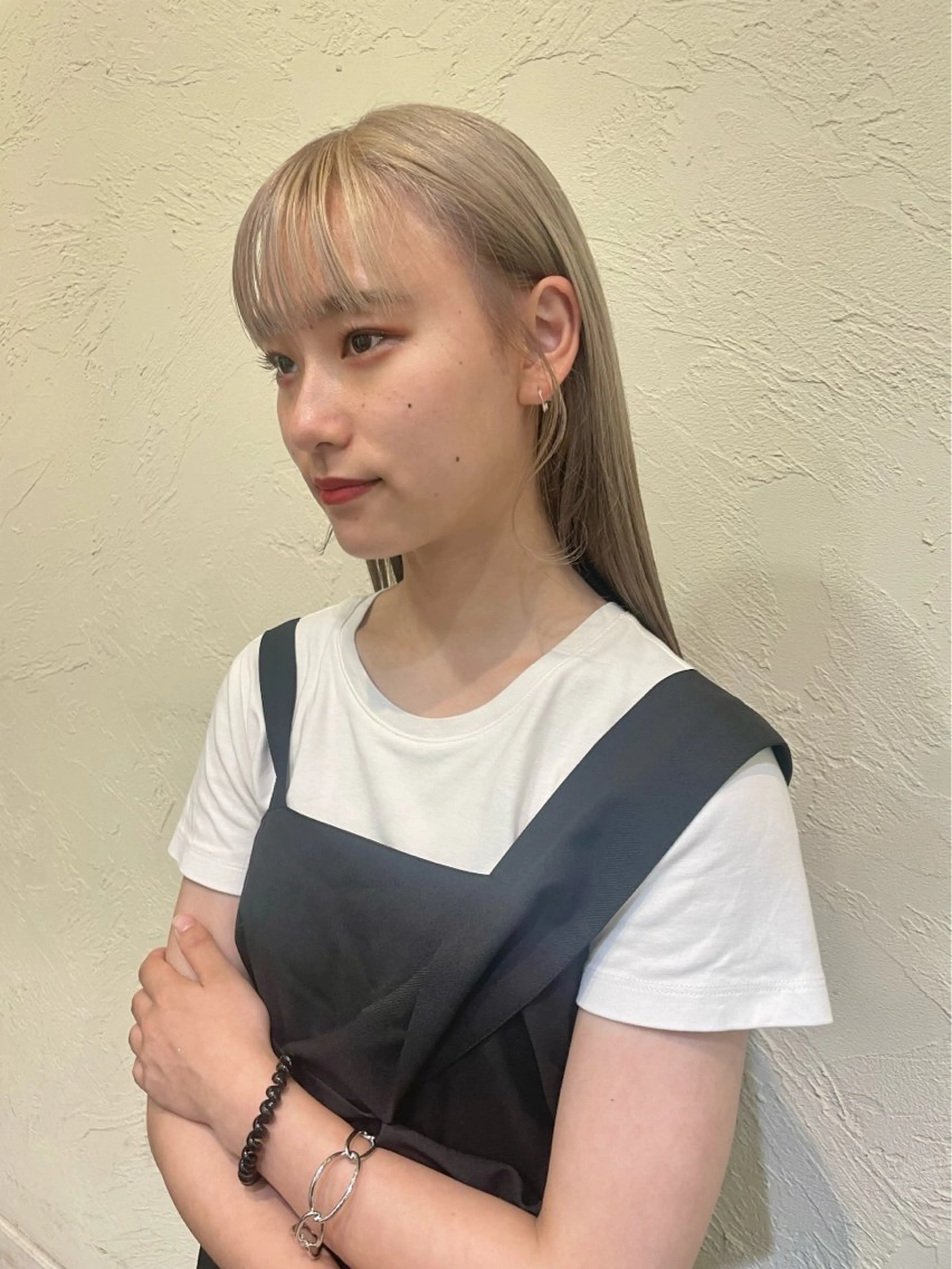 ロング カラー ブリーチ ハイトーンカラー ヘアカラー ハイトーン/デザイン カラー/るいのヘアスタイル