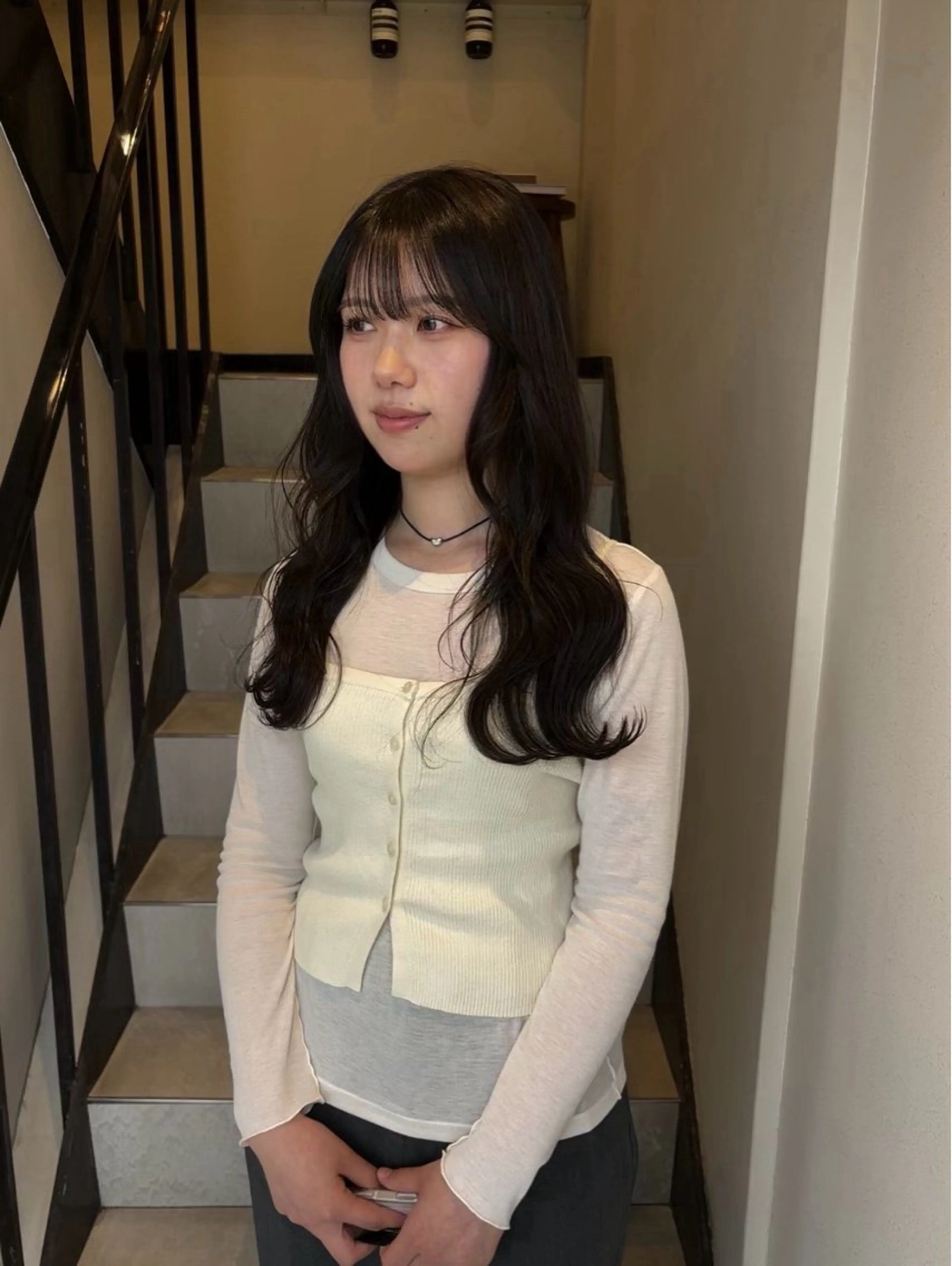 ロング カラー ヘアカラー 桑本 さと子のヘアスタイル