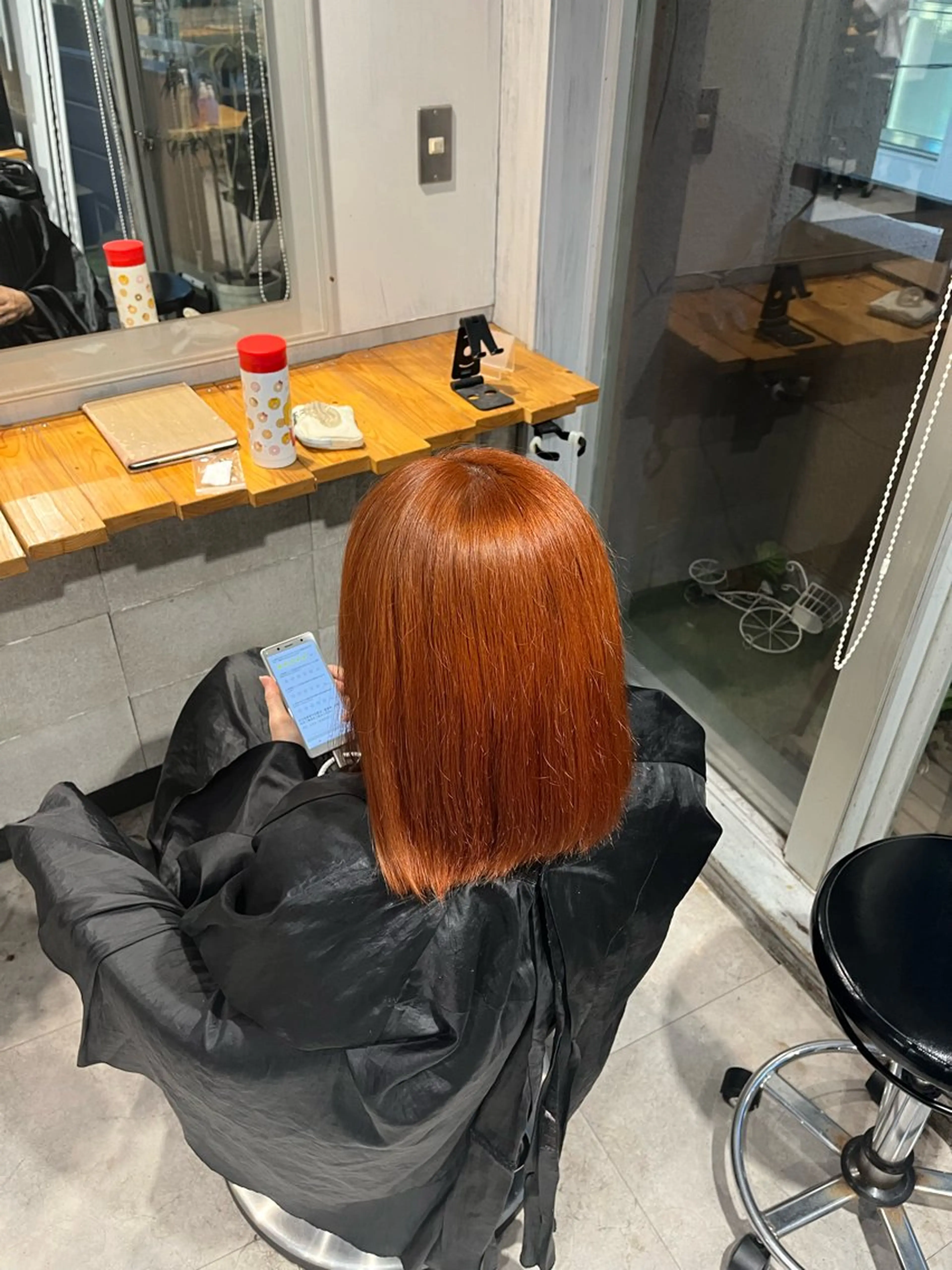 ミディアム カラー ヘアカラー トリートメント 川越ハイトーン Yumaのヘアスタイル
