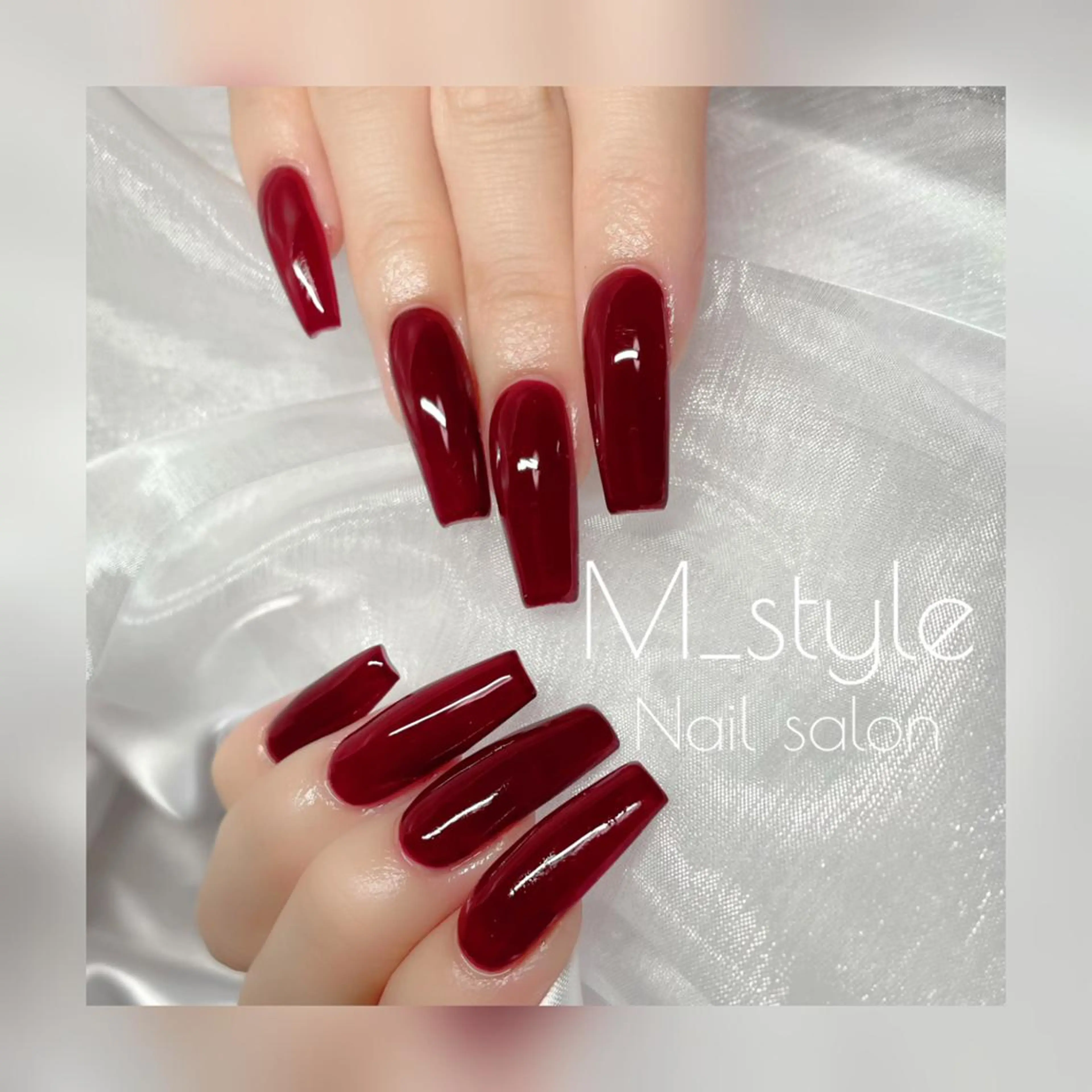 ロング ネイル 下妻ネイルサロン/ パラジェルのネイルデザイン