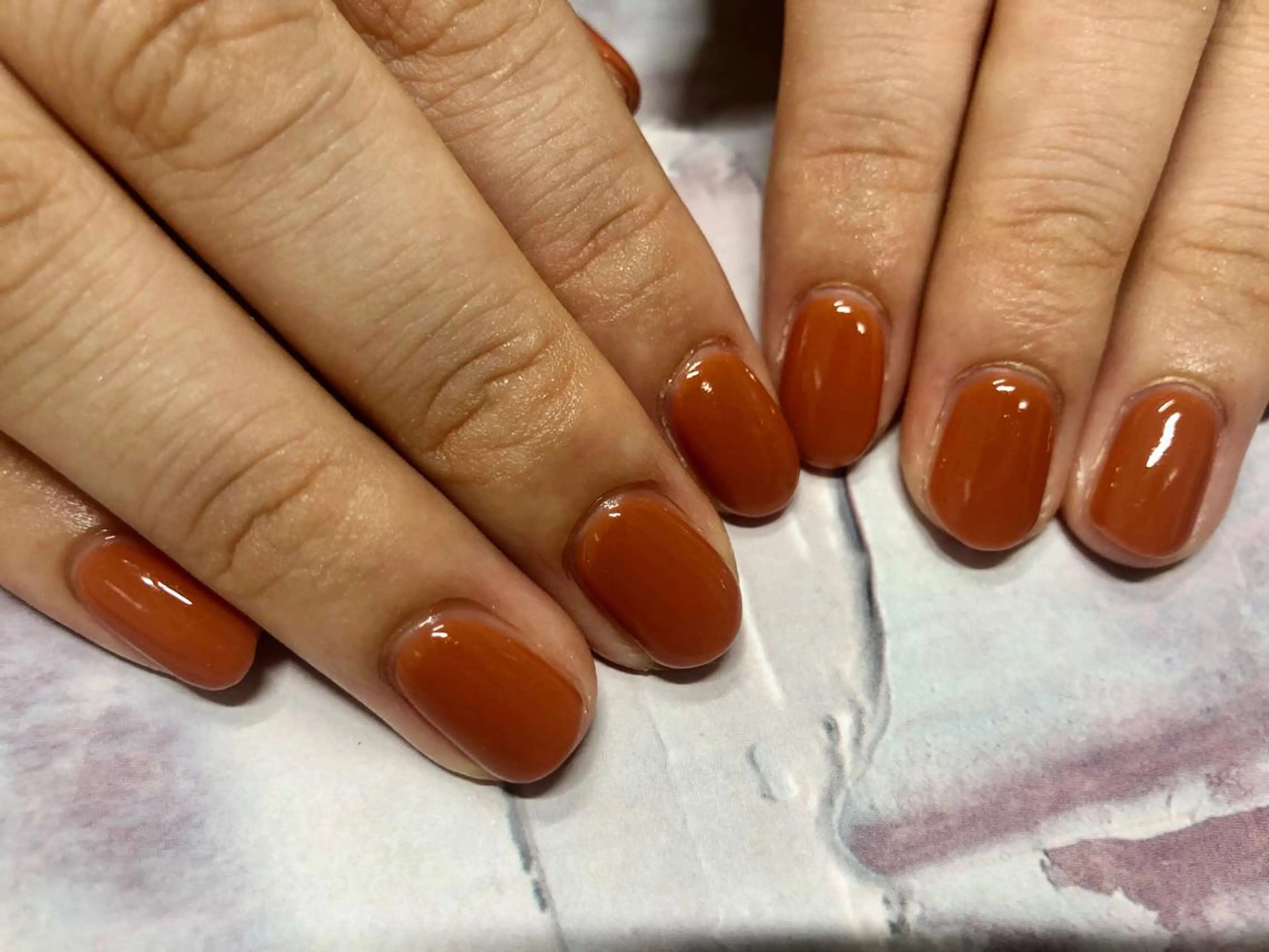 ネイル ワンカラーネイル ハンドネイル mogunail &blowのネイルデザイン