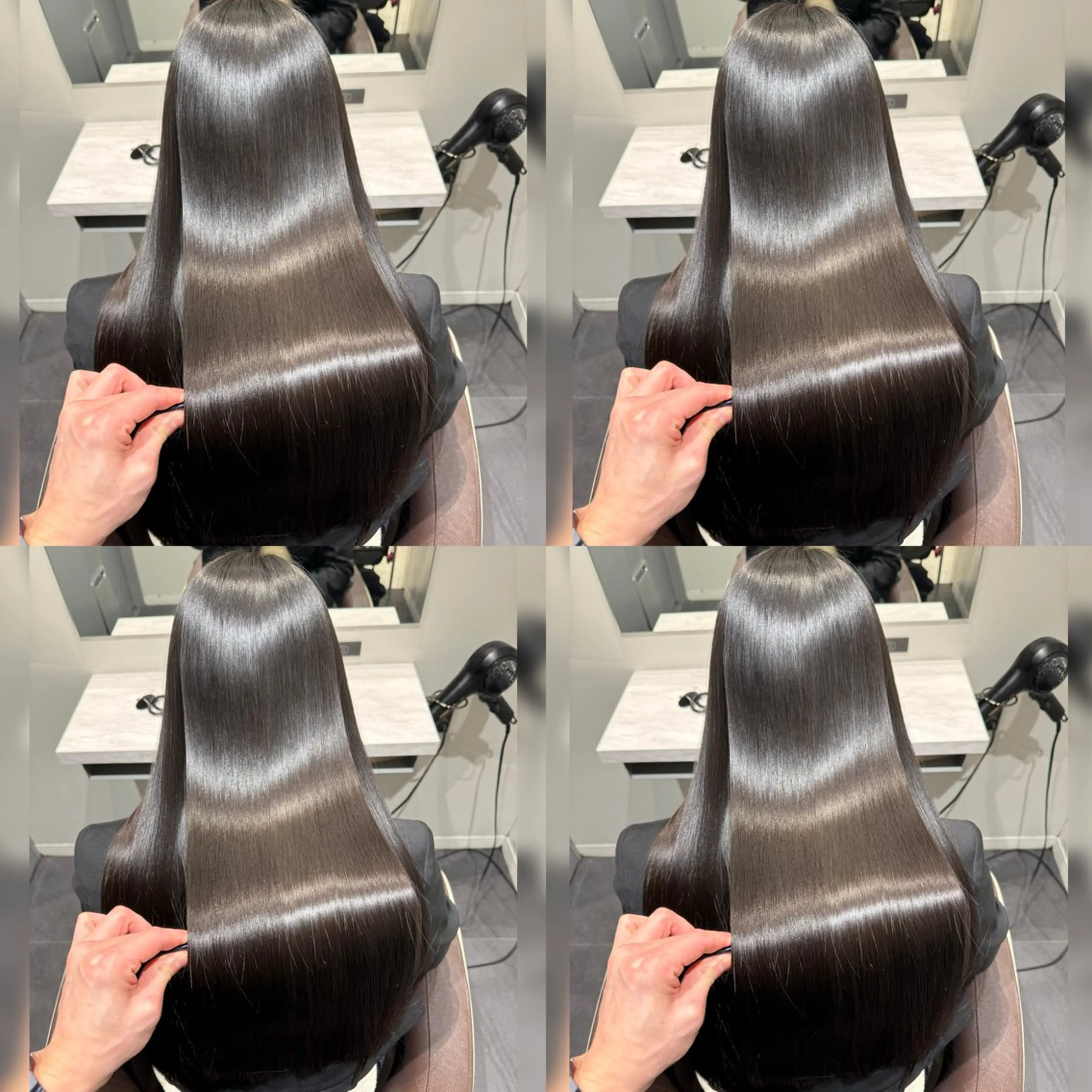 ロング カラー 髪質改善 韓国風ヘア 縮毛矯正 TAKUMI 【美髪特化】のヘアスタイル