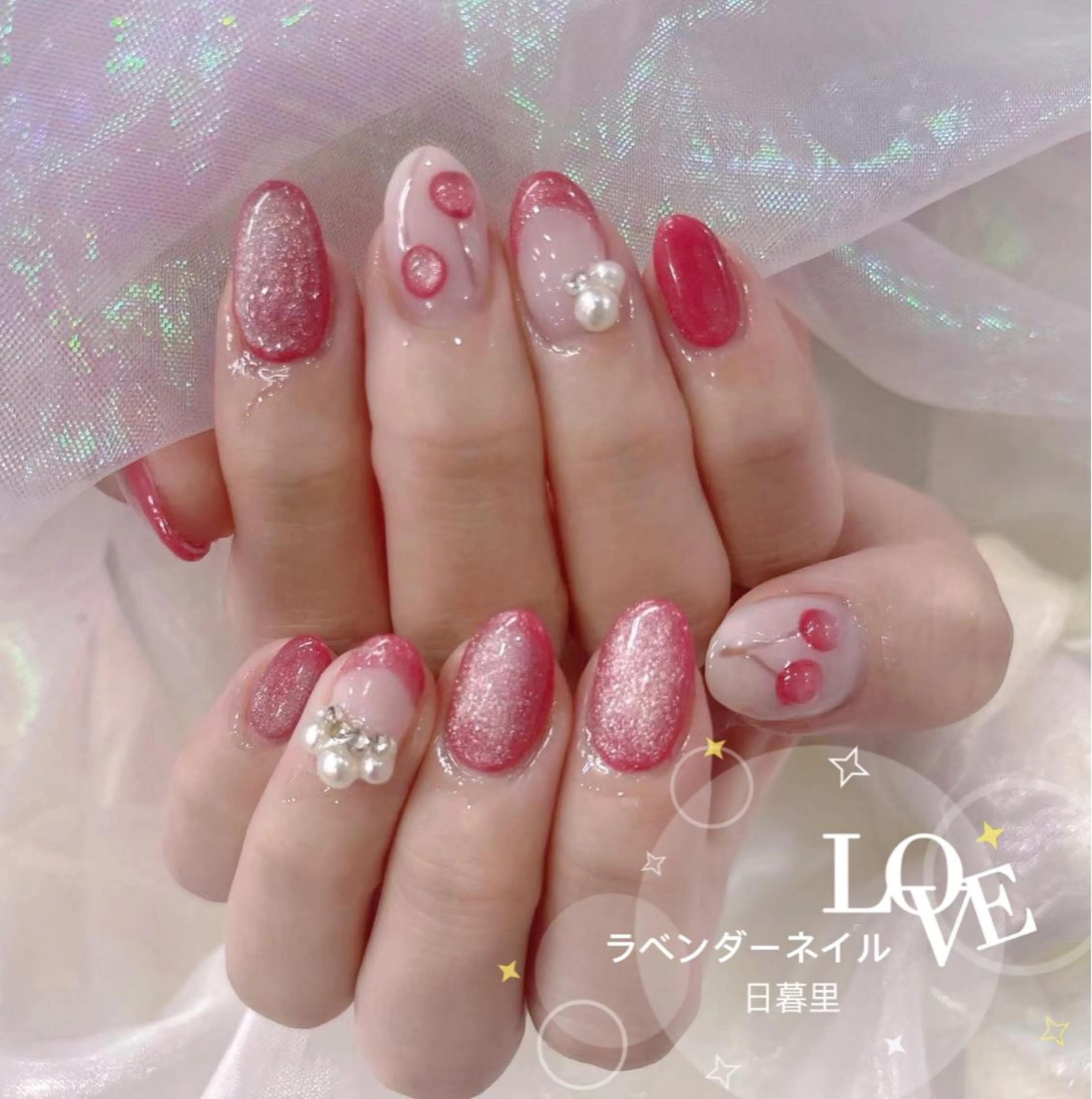 ネイル ラベンダー💖日暮里 ルル💖ネイルのネイルデザイン