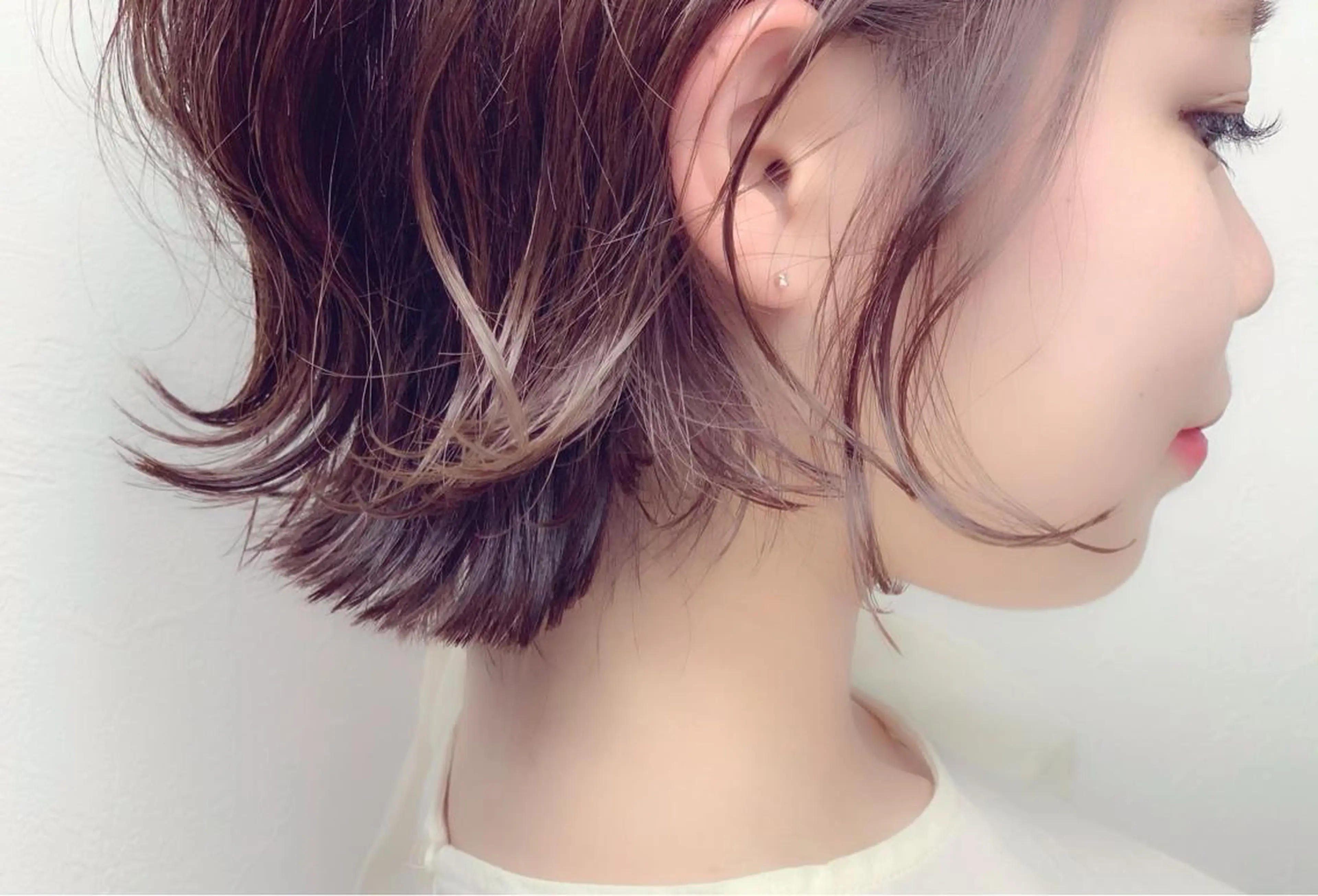 ミディアム カラー パーマ ヘアアレンジ メンズ キッズ ネイル ボブ くびれヘア ヘアカラー トリートメント 岩崎 克秀のヘアスタイル