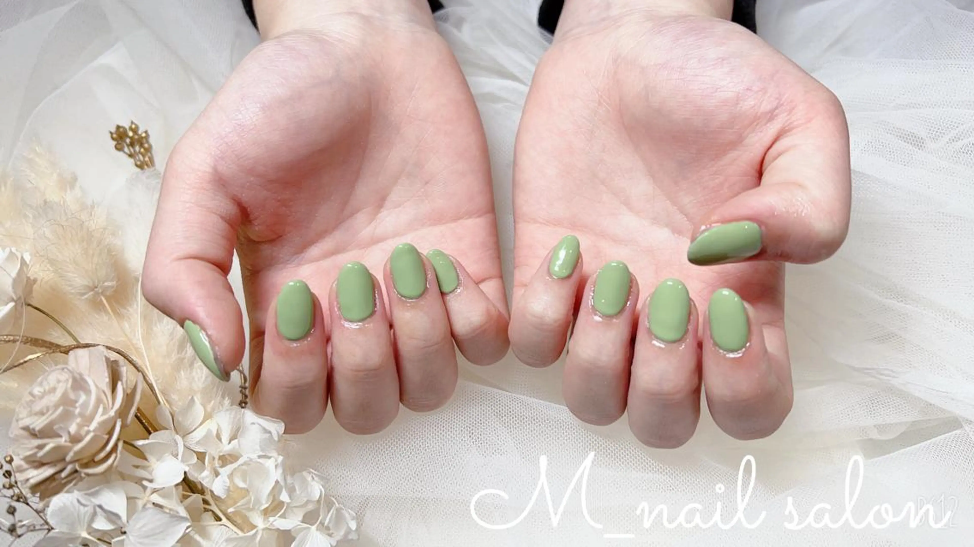 ネイル シンプルネイル M_ nail salonのネイルデザイン