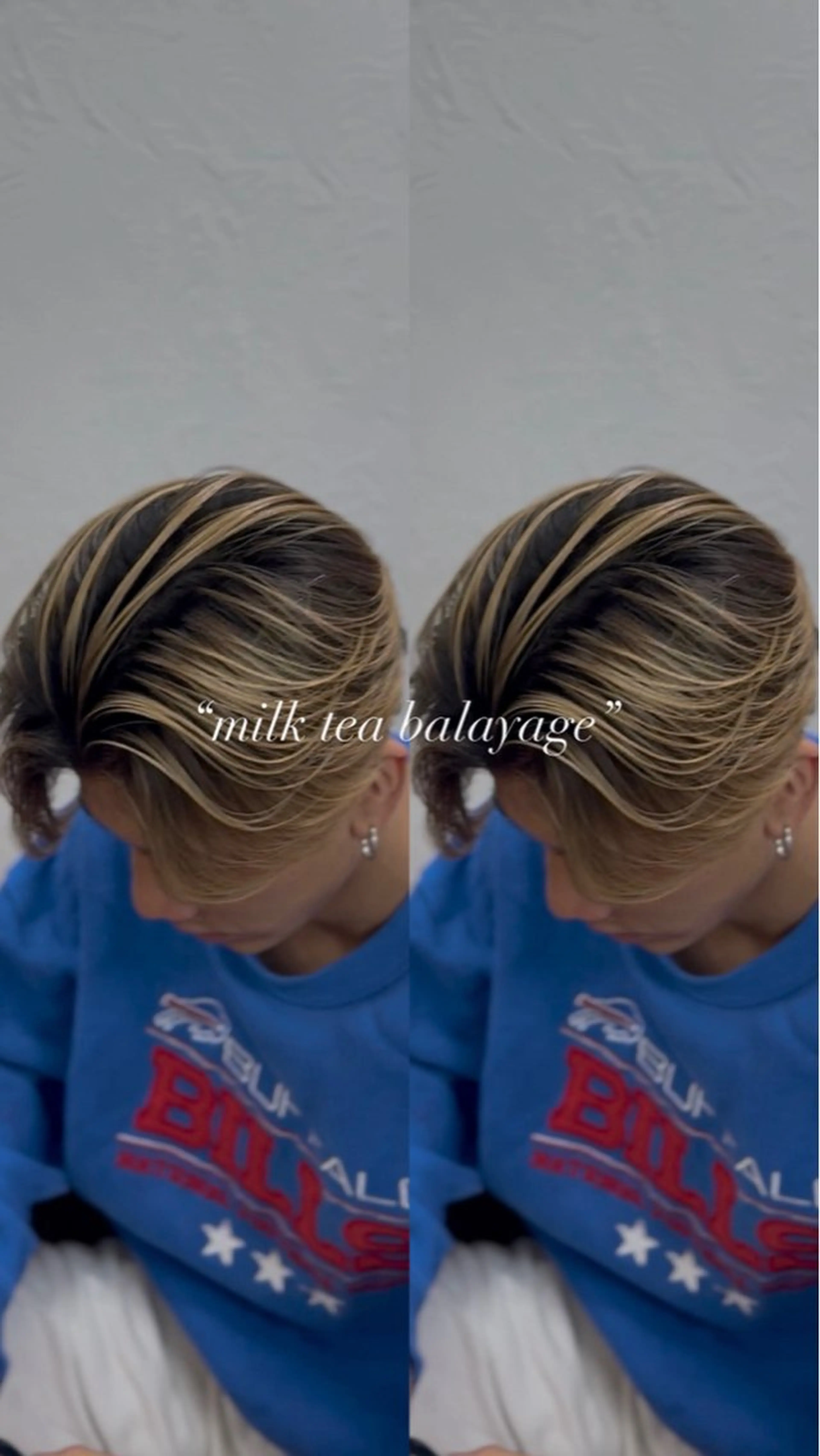 カラー メンズ メンズバレイヤージュ センターパート バレイヤージュ ベージュカラー ミルクティーベージュ ヘアカラー 👑カラーリスト👑 /石塚恒太郎のヘアスタイル