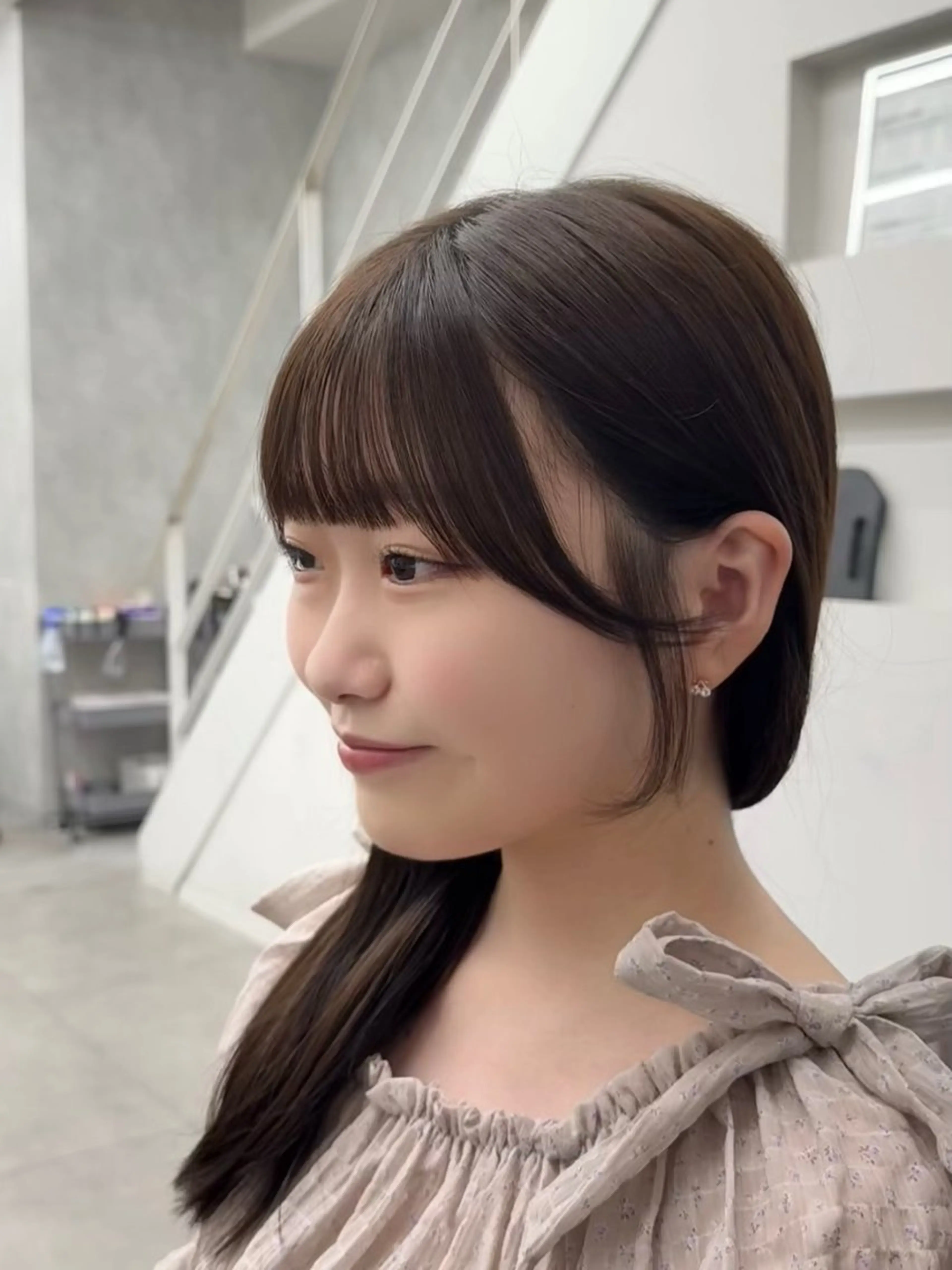 ロング カラー ヘアアレンジ 艶カラー/髪質改善 顔まわり/内藤　輝のヘアスタイル