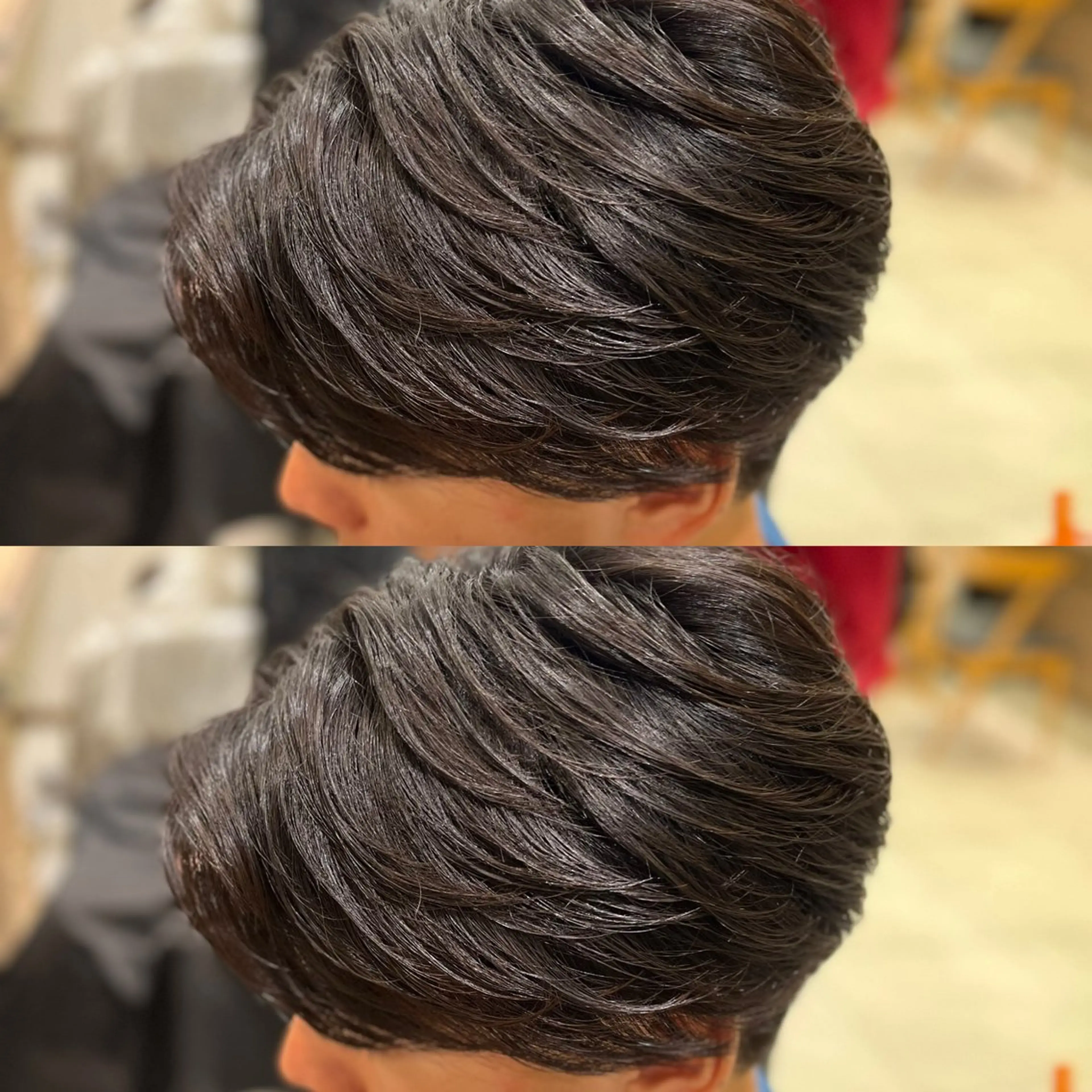 パーマ メンズ メンズパーマ ニュアンスパーマ カット 縮毛矯正 トリートメント ヘアセット 【メンズパーマ✨️ 髪質改善矯正】岩城のヘアスタイル