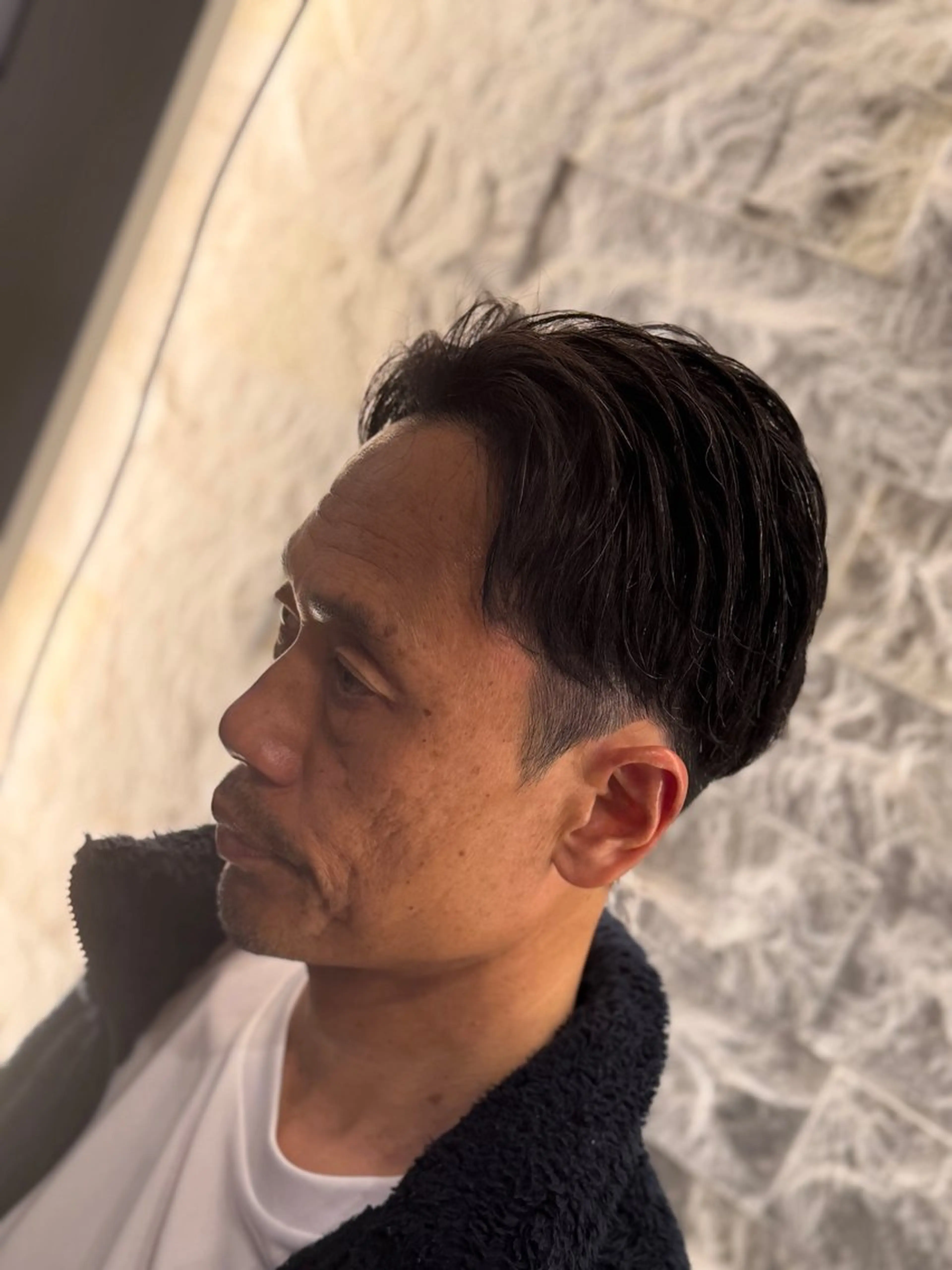 ミディアム 福本 純平のヘアスタイル