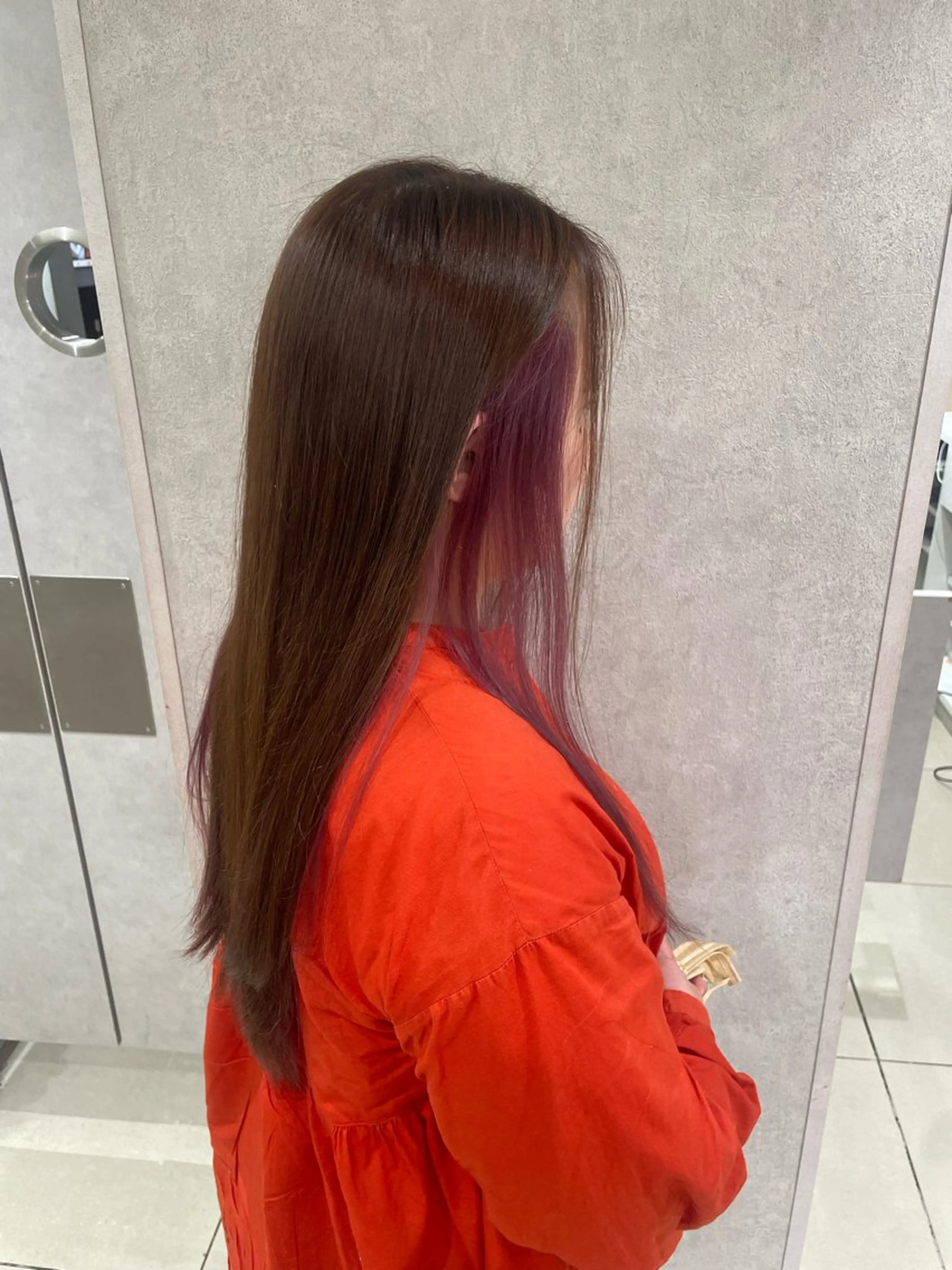 ロング カラー ヘアカラー トリートメント 🍨デザインカラー/ ブリーチ”みさき🐇のヘアスタイル