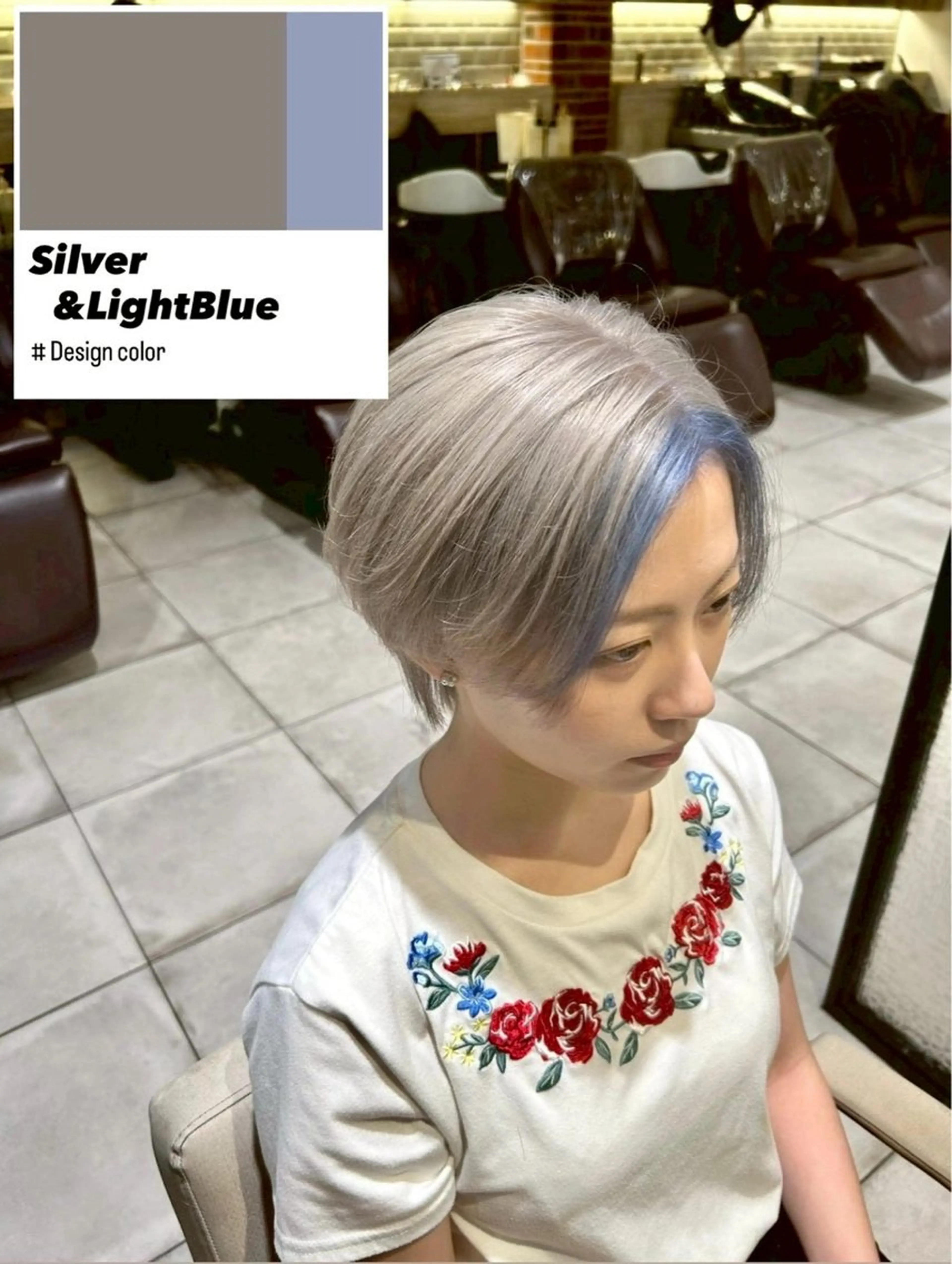 ショート カラー ヘアカラー ✨ カラーリストひろき✨のヘアスタイル