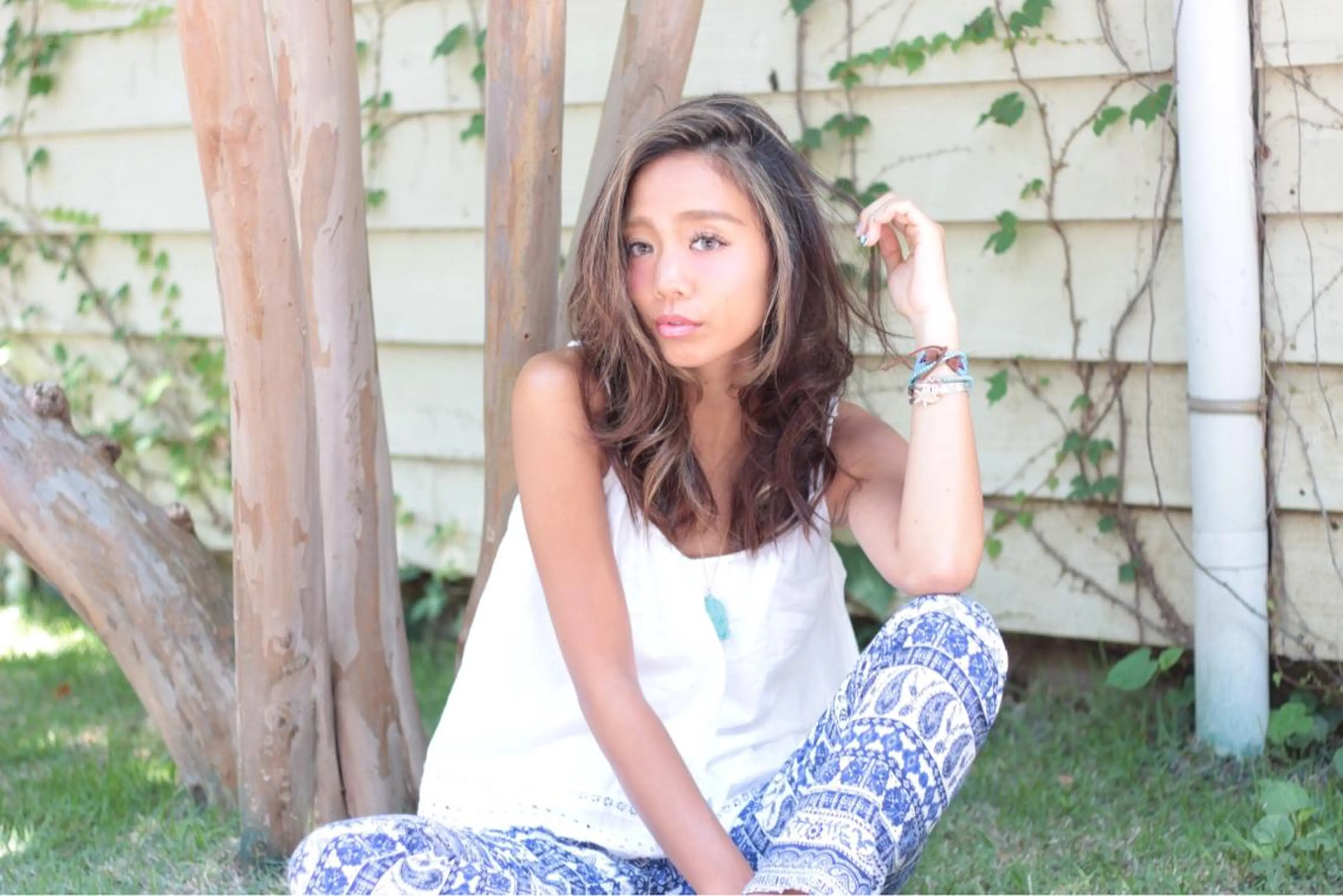 ロング gite カワムラナオキのヘアスタイル