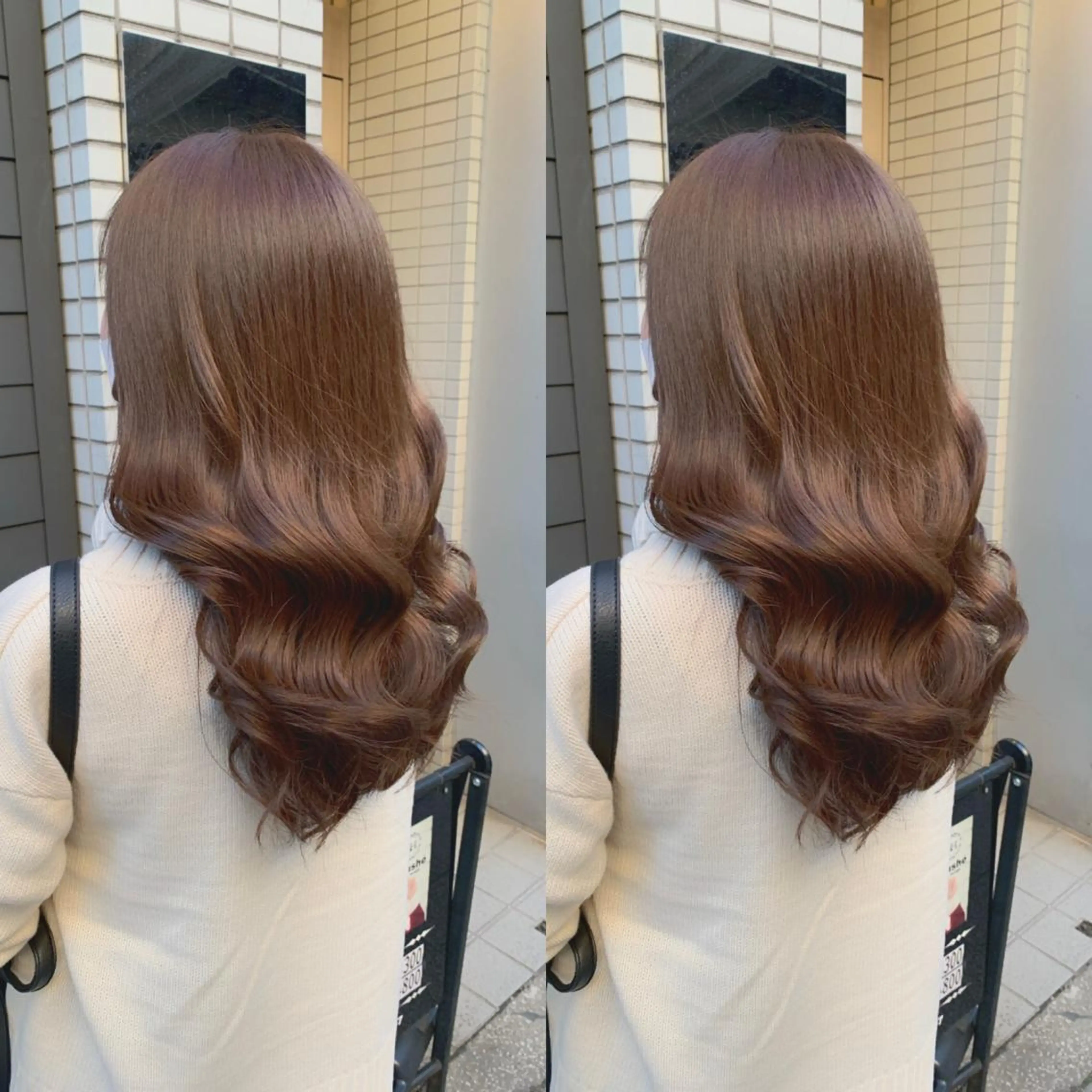 セミロング カラー 髪質改善特化 ミサワコウキのヘアスタイル