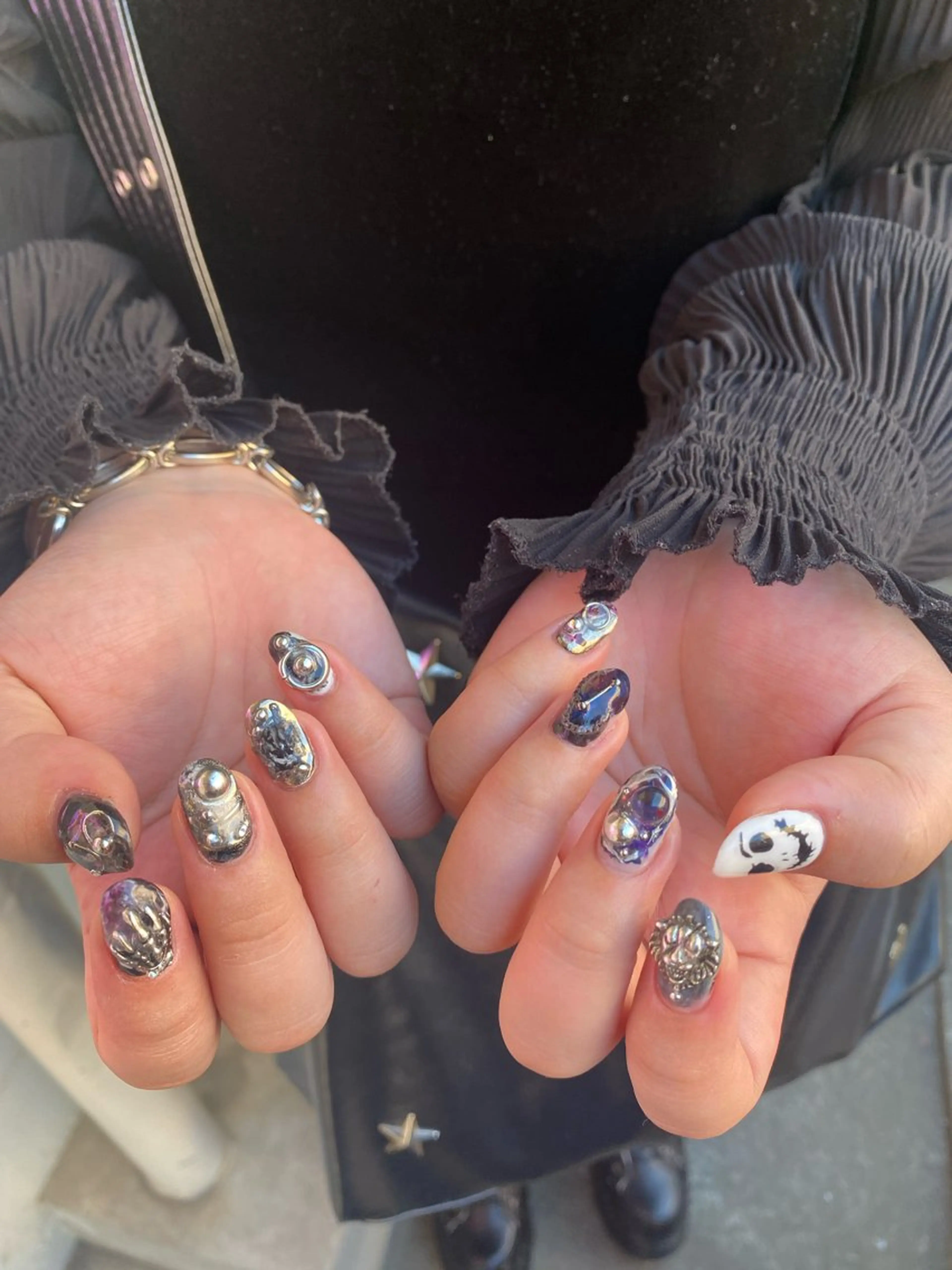 ネイル .unff所属・hana (..)個 性派/メンズネイル◎のネイルデザイン