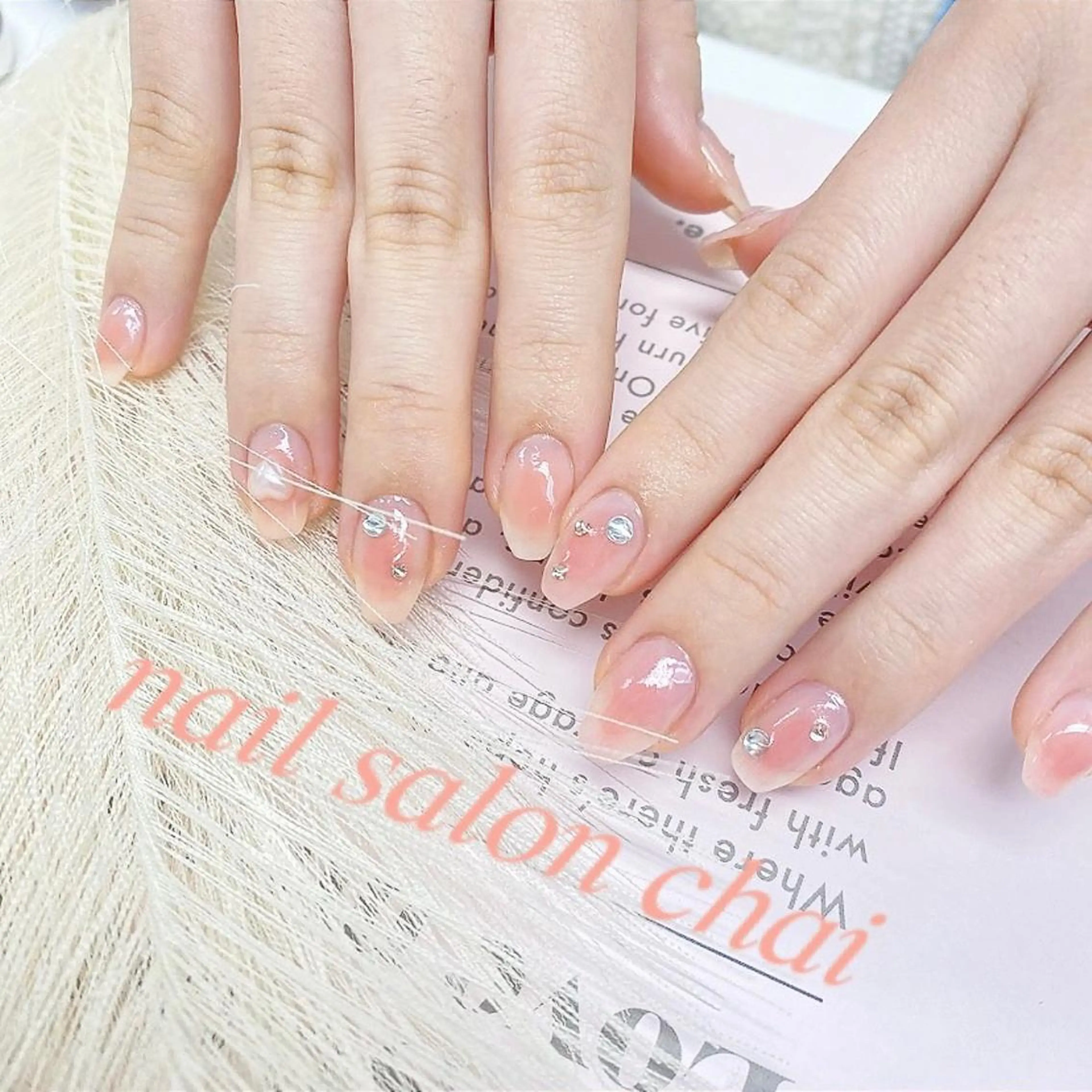 ネイル チークネイル nail salon chai 上本町のネイルデザイン