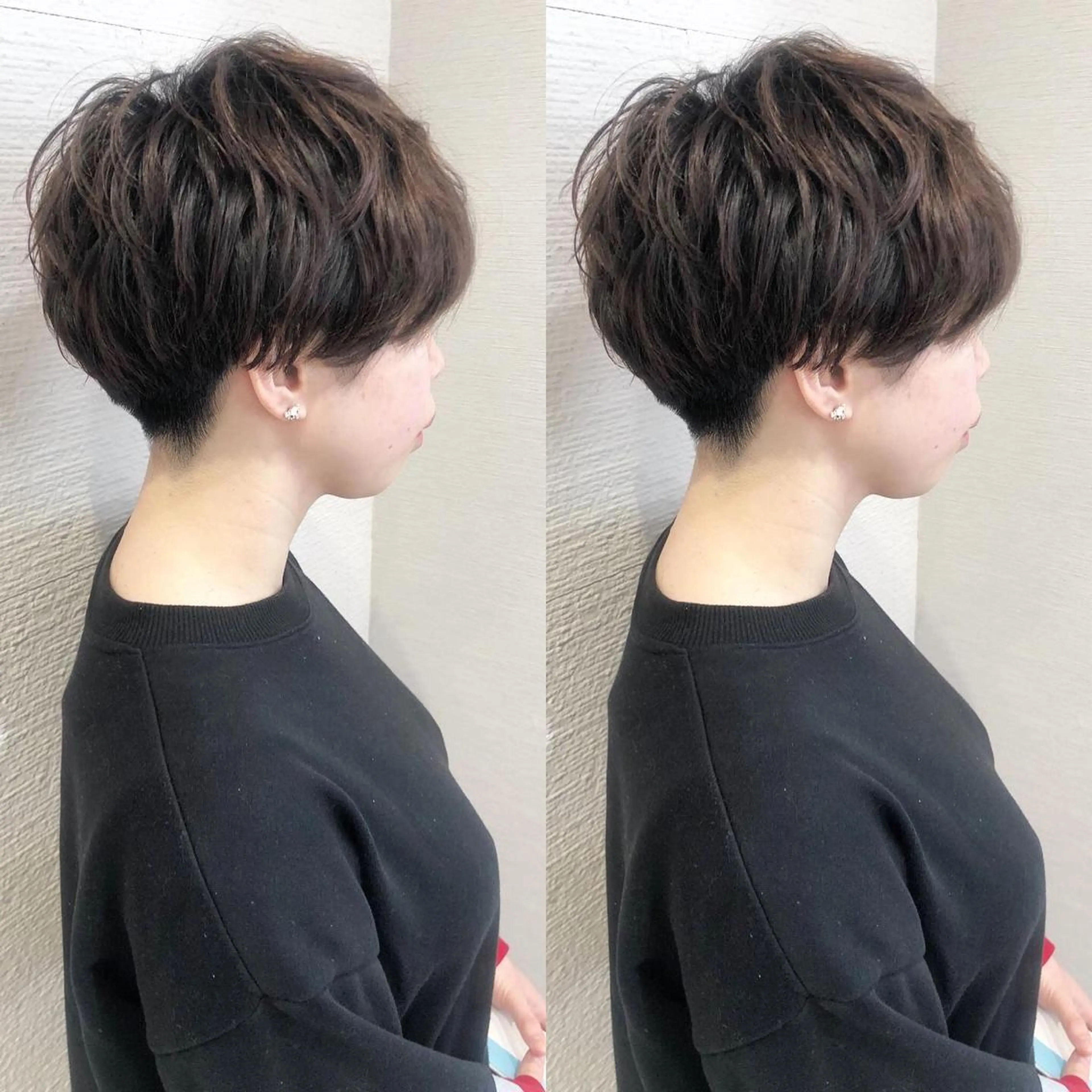 ショート パーマ 三鷹で1番ショート ボブをカットする新谷のヘアスタイル