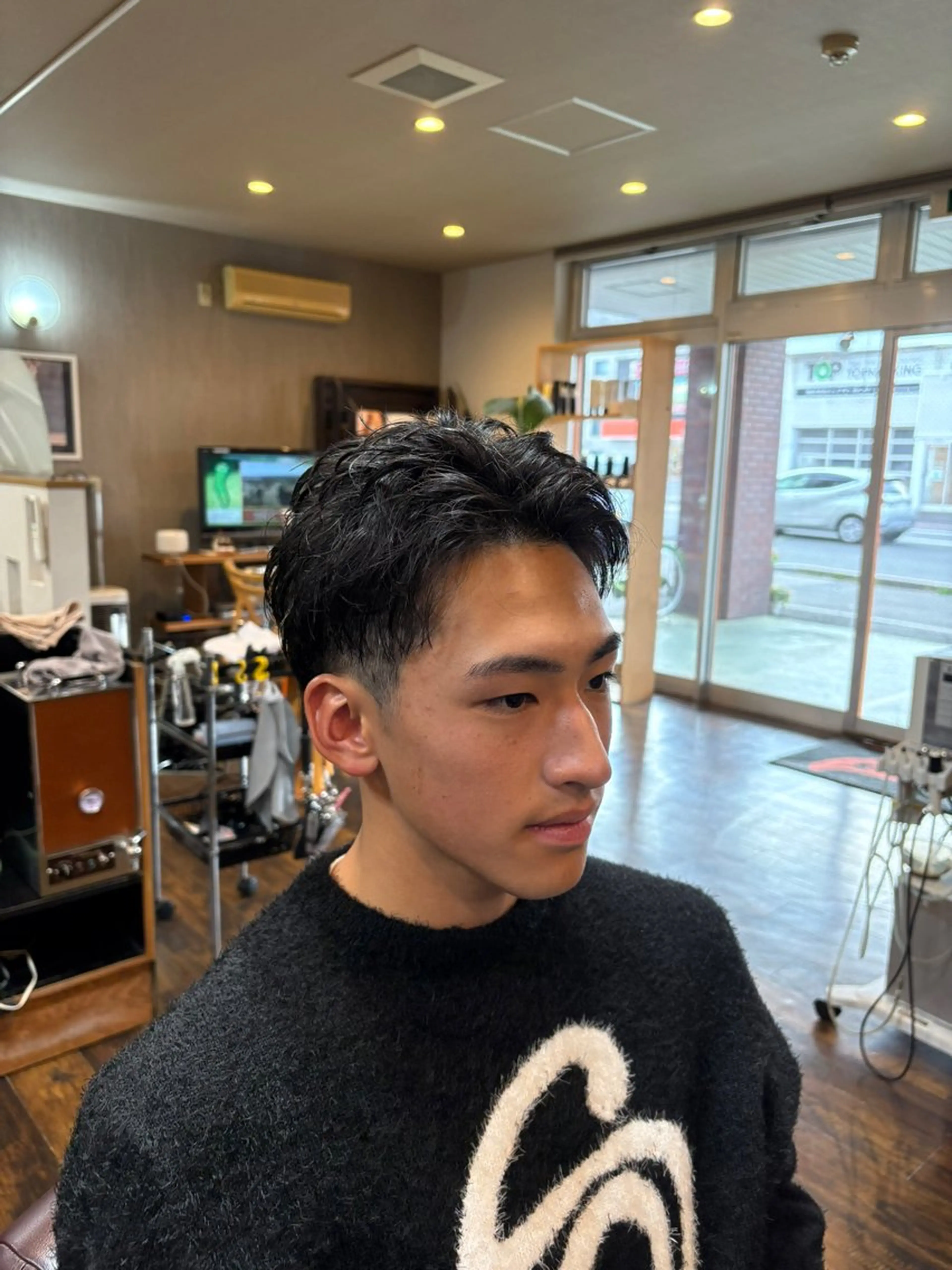 ショート メンズ 浦田 悠真のヘアスタイル