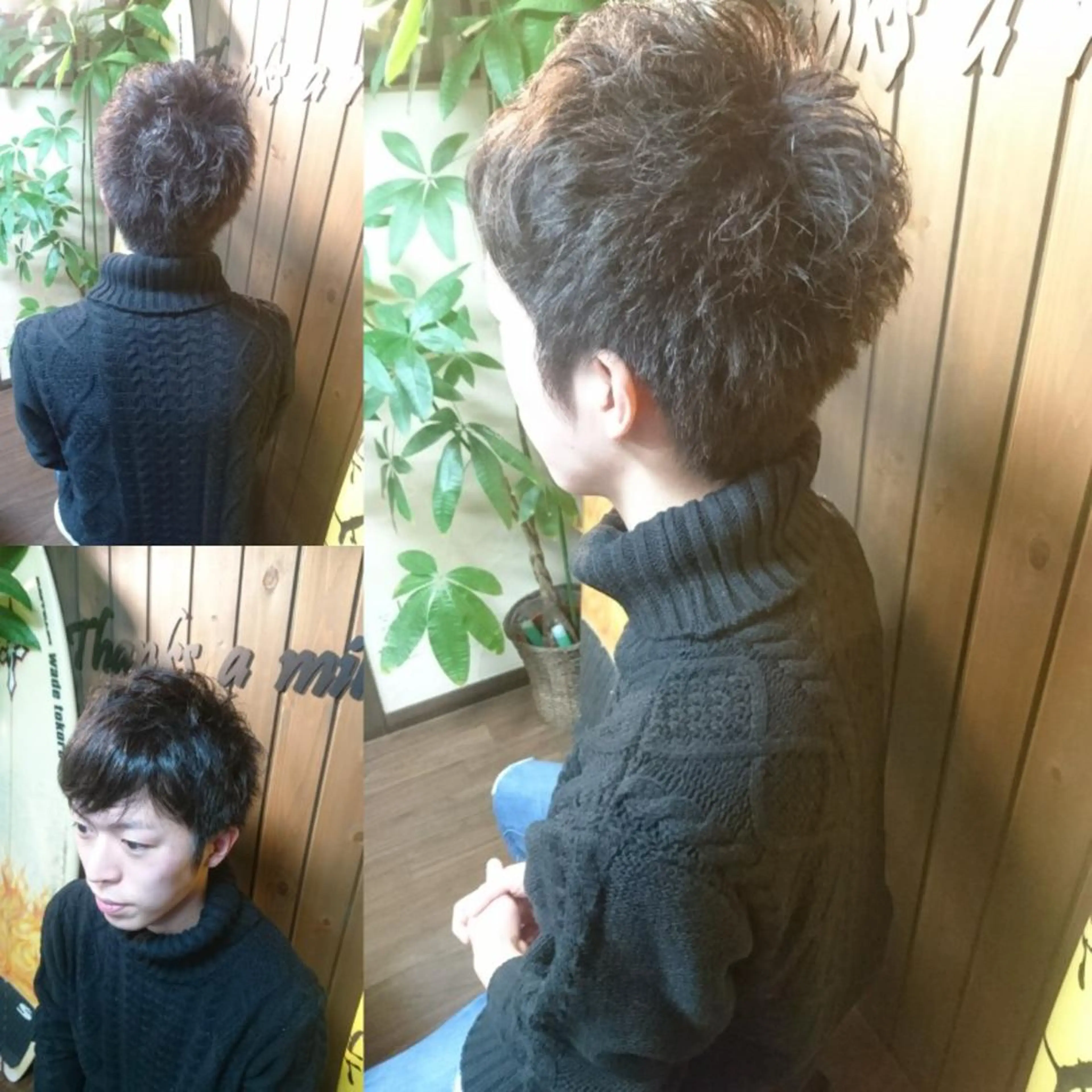 メンズ ショート 岡林 選のヘアスタイル