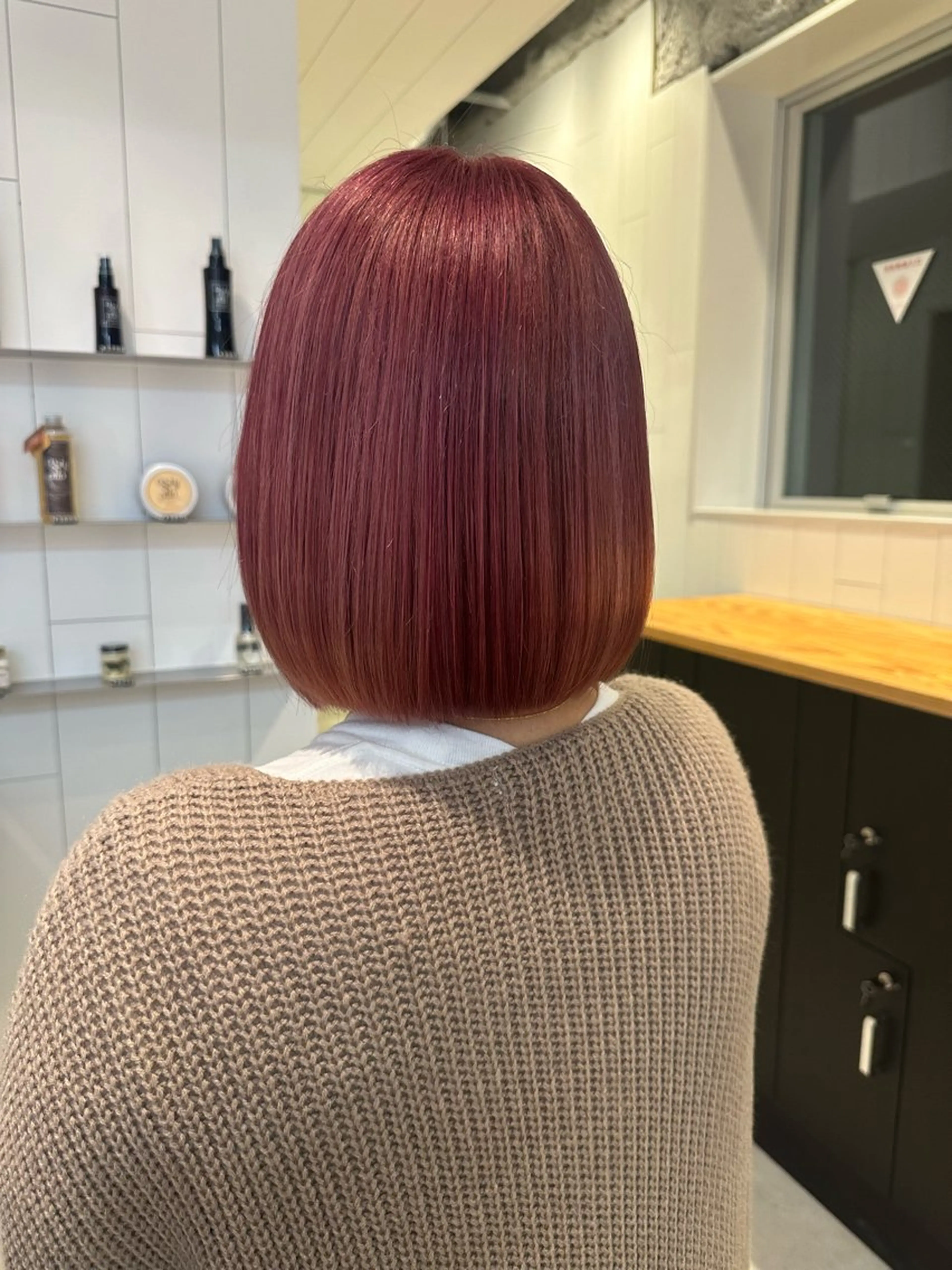 ショート ボブ カット ヘアカラー 大人上品特化 レイヤー🇺🇸山村のヘアスタイル