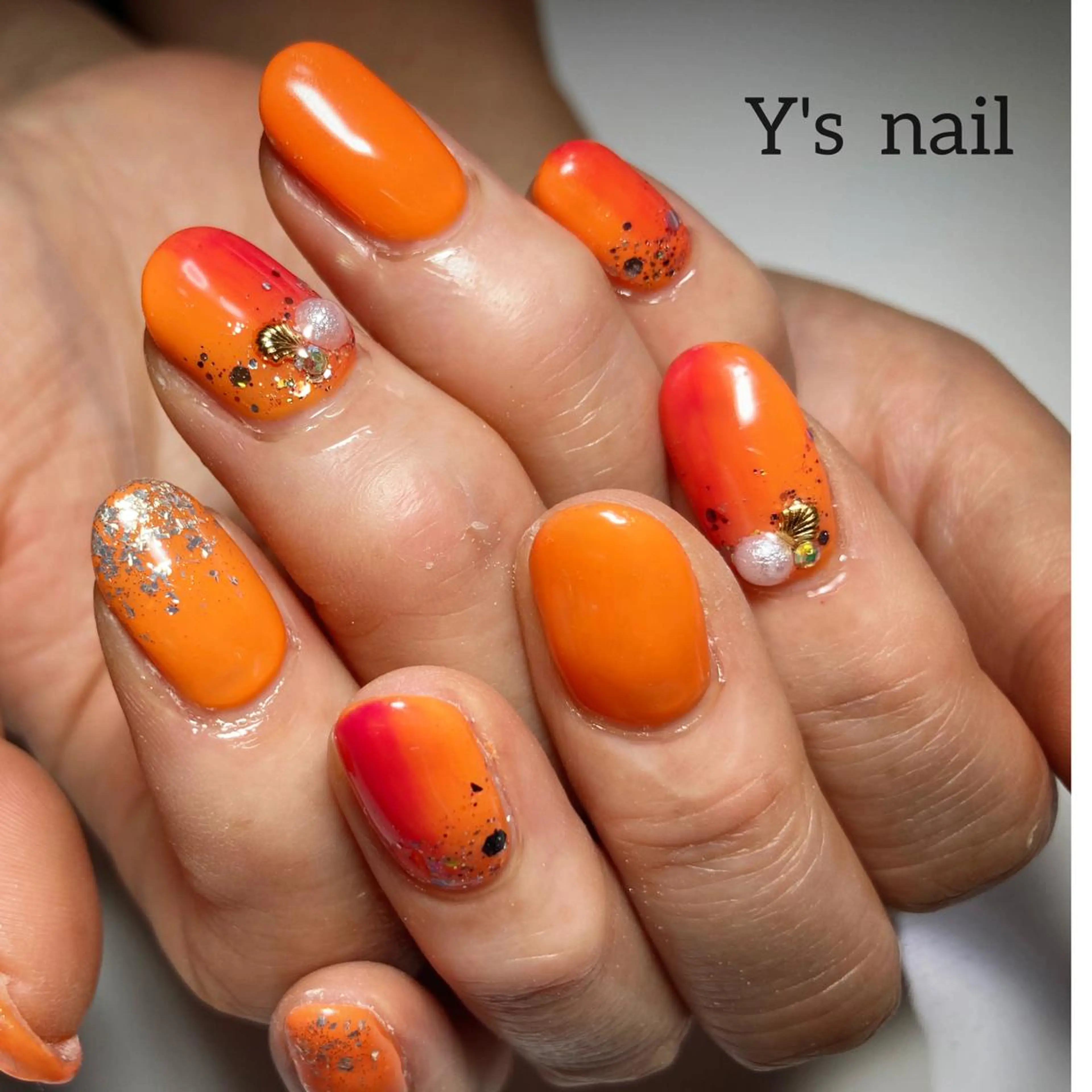 ネイル 手書きが得意🖌️ Y’s  nailのネイルデザイン