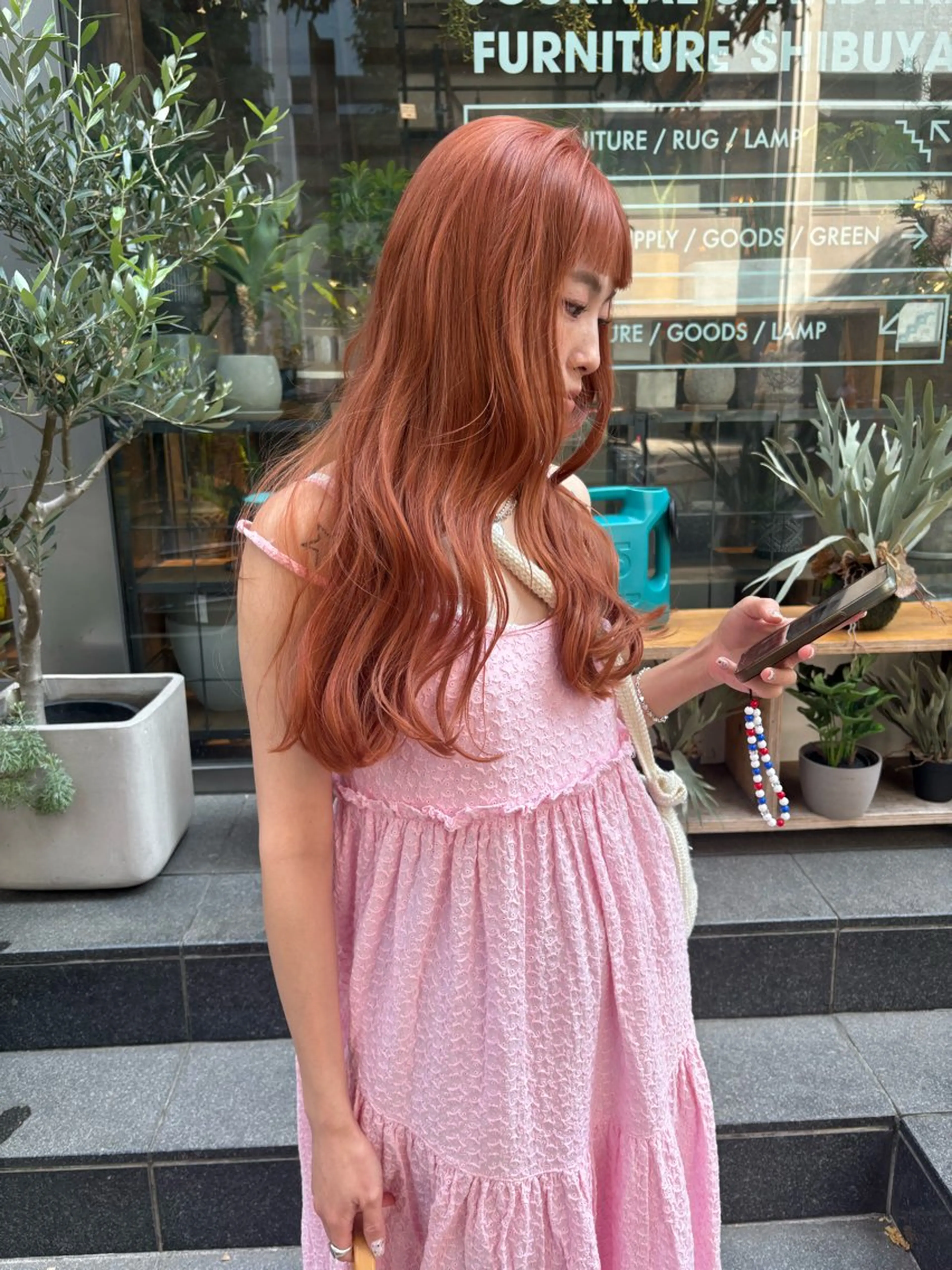 ロング カラー カット ヘアカラー トリートメント 似合わせ｜レイヤー 🪩yurikaのヘアスタイル