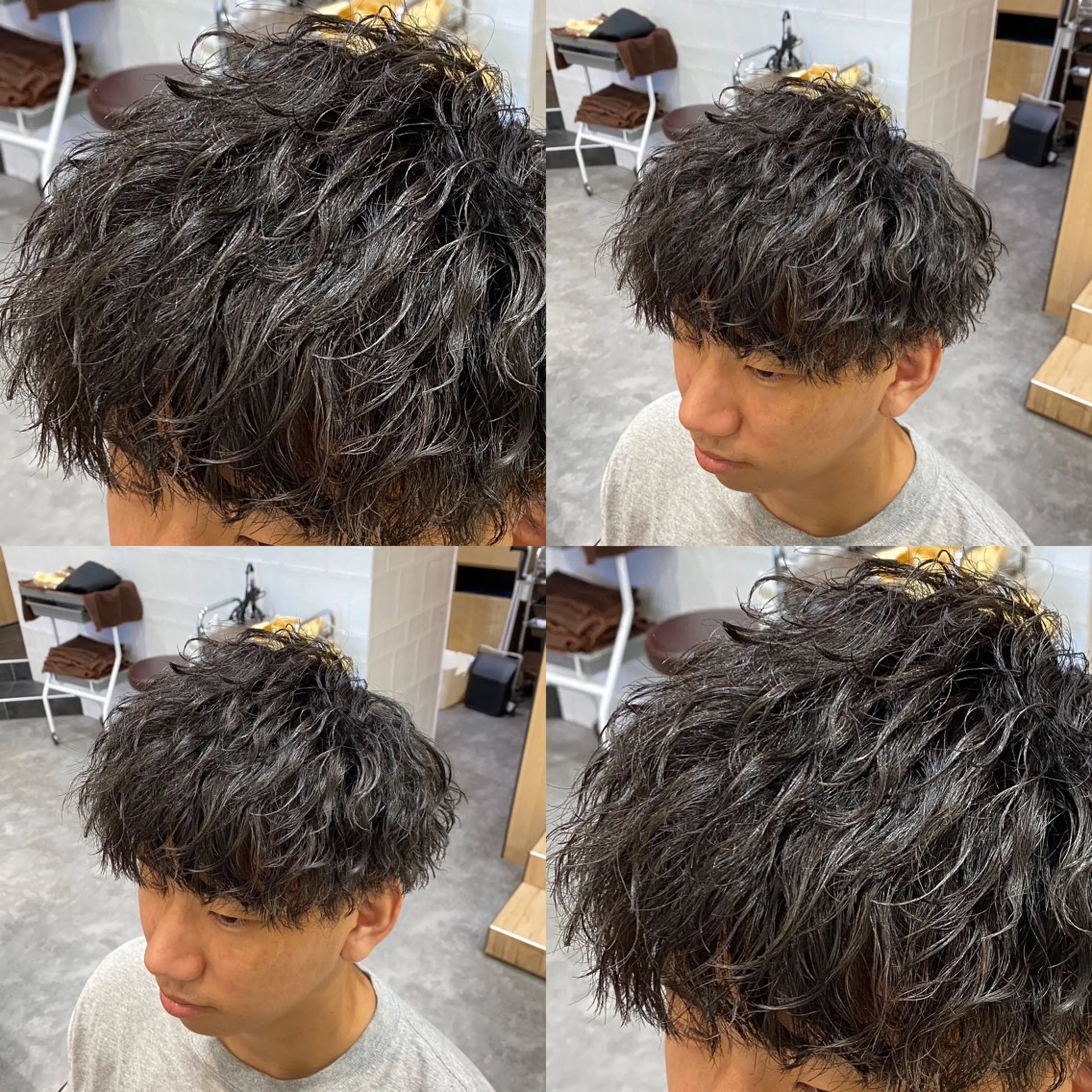 パーマ メンズ メンズ特化LIBER 石川玲央のヘアスタイル