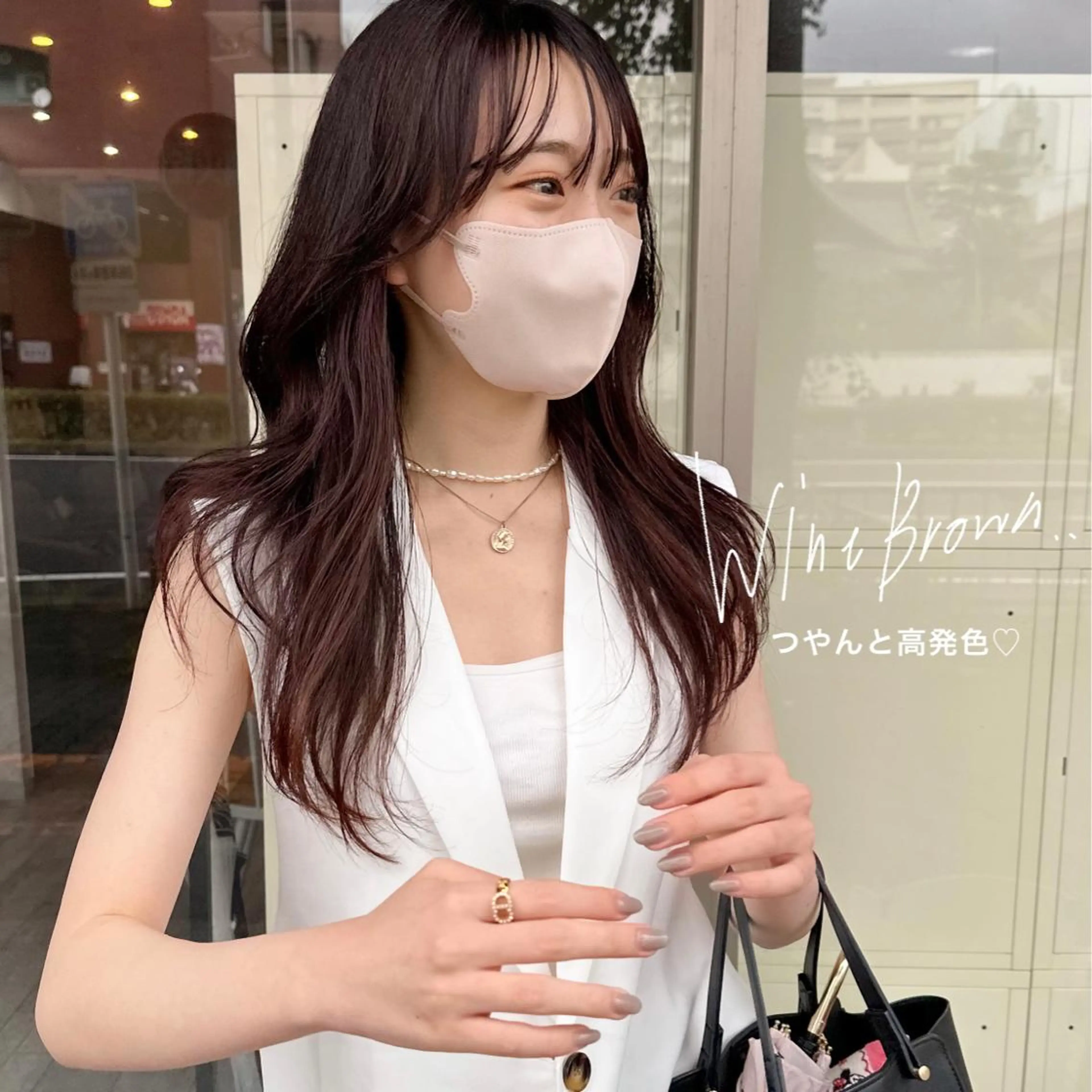 ロング カラー カット ヘアカラー レイヤー/高橋 みく /池下/千種のヘアスタイル