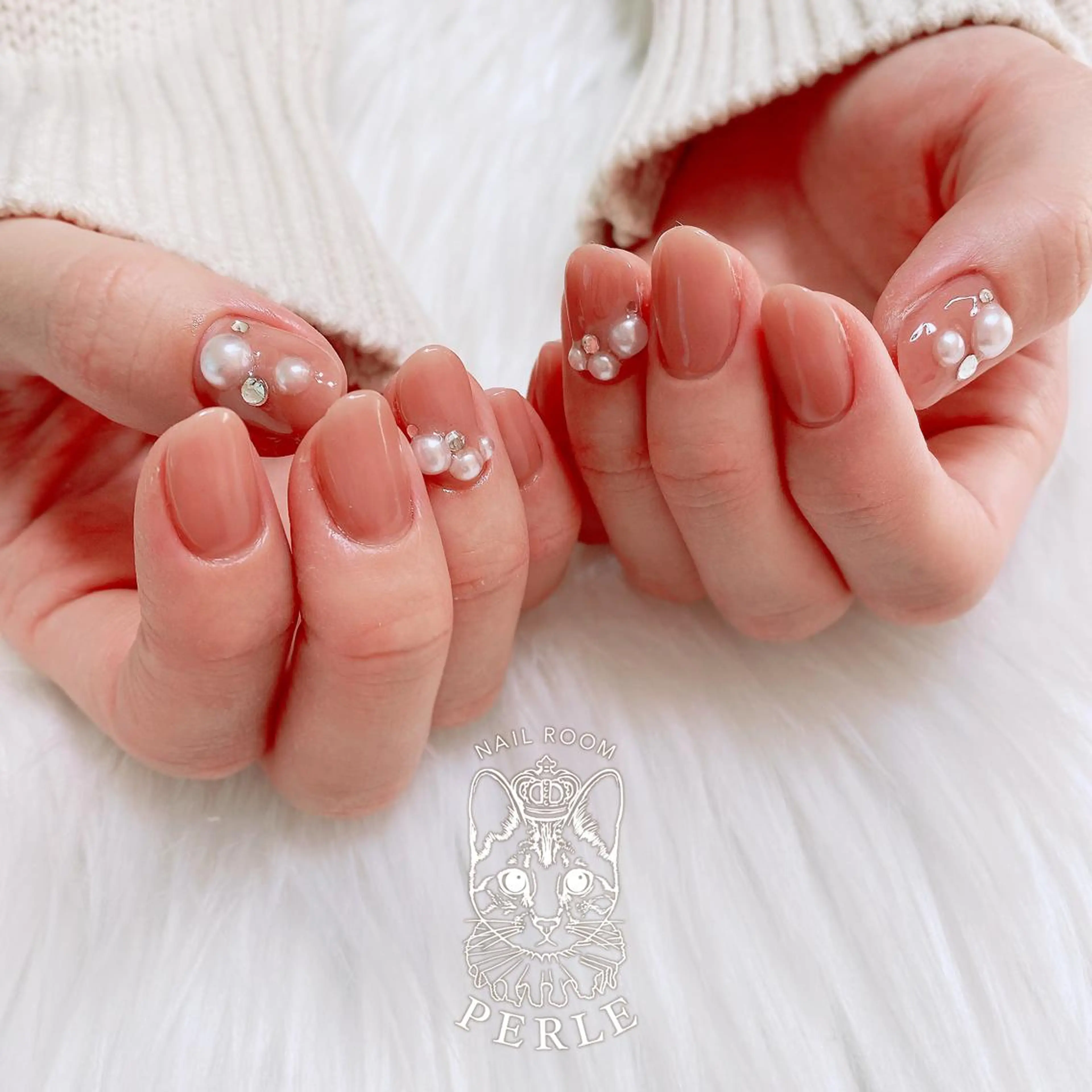 ネイル ハンドネイル nail room Perleのネイルデザイン