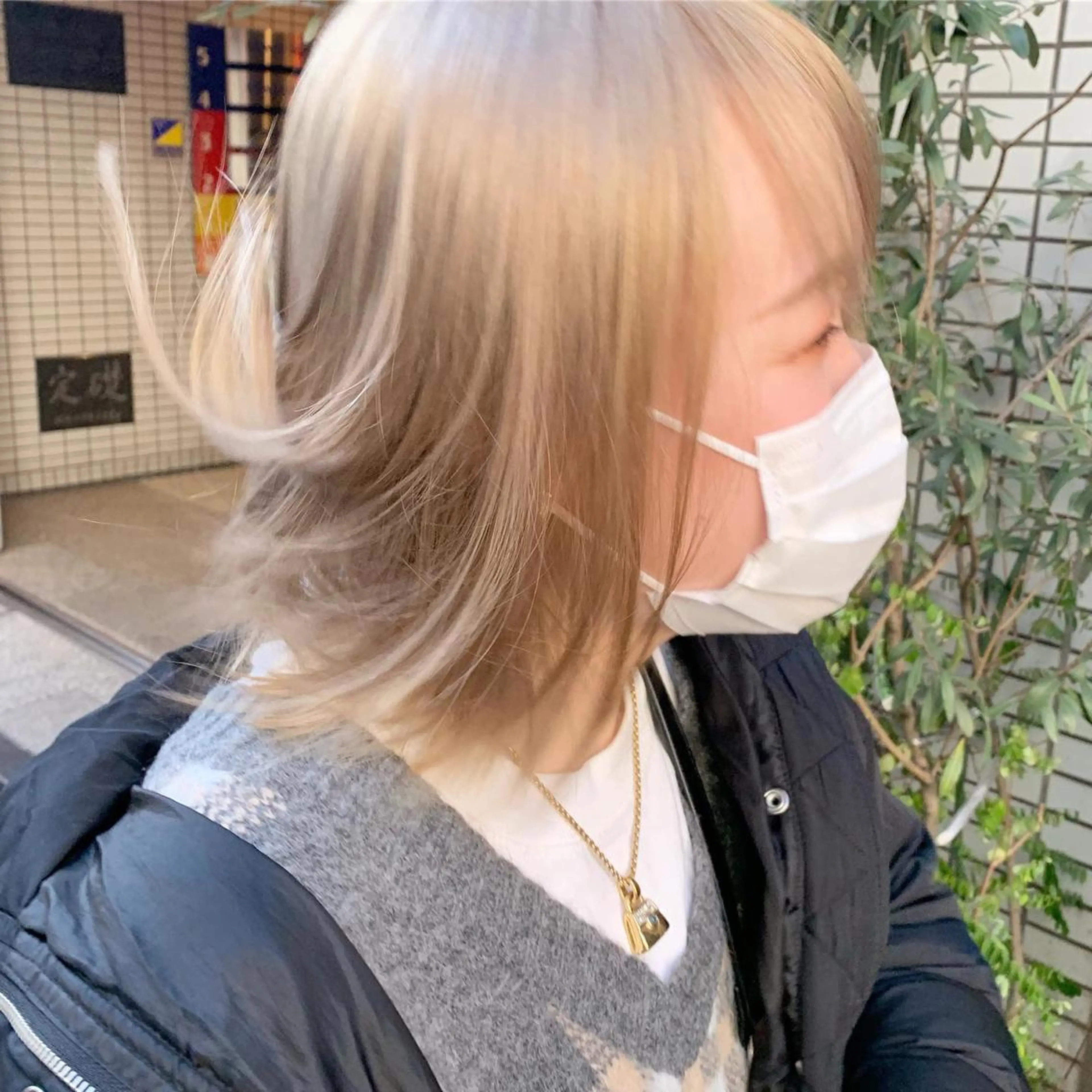 🫧カット＋Wブリーチハイトーンカラー＋3ステップTrの写真