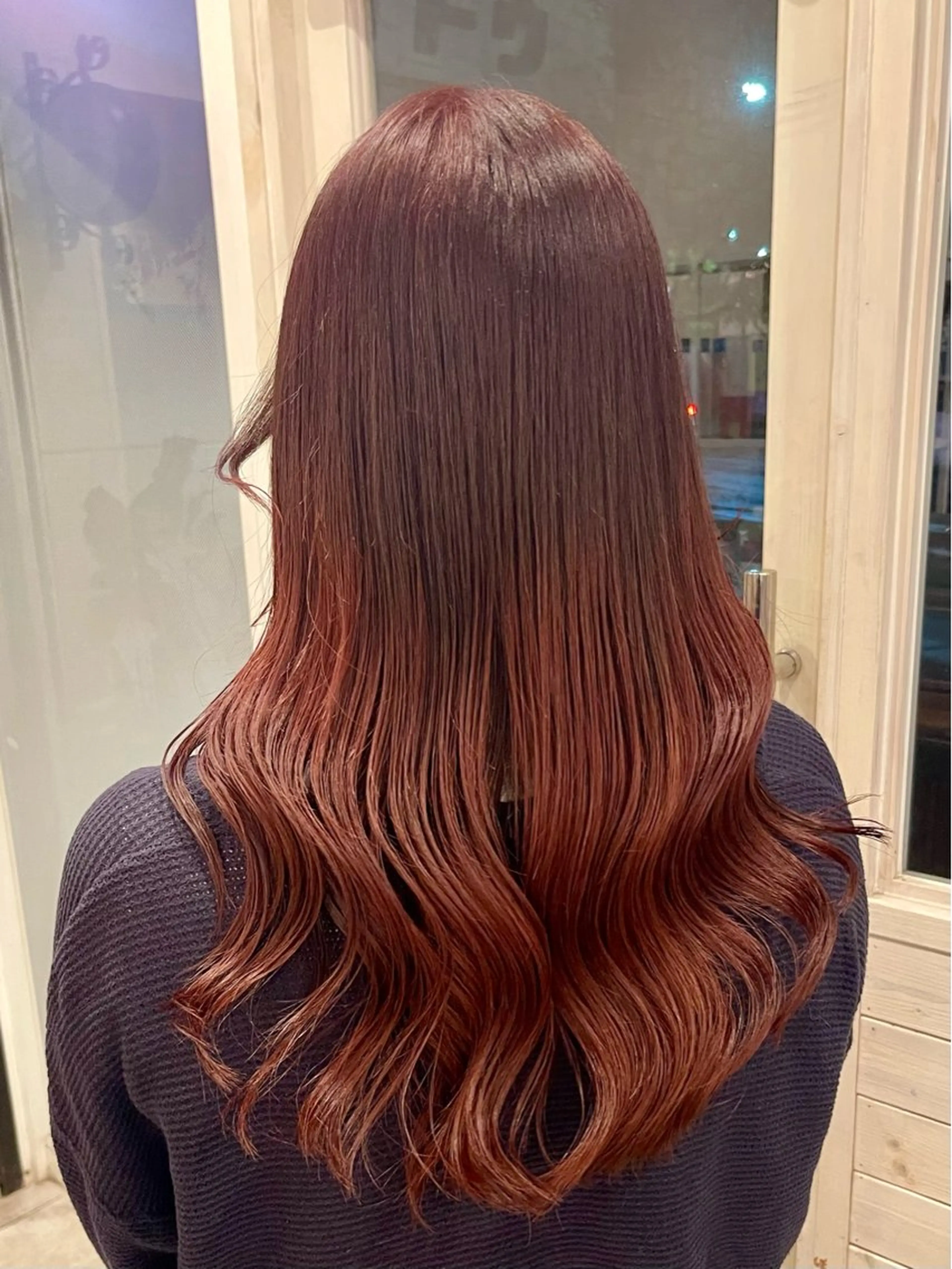 ロング カット ヘアカラー トリートメント 🍭透明感カラー 志賀拓海🍬🌈のヘアスタイル