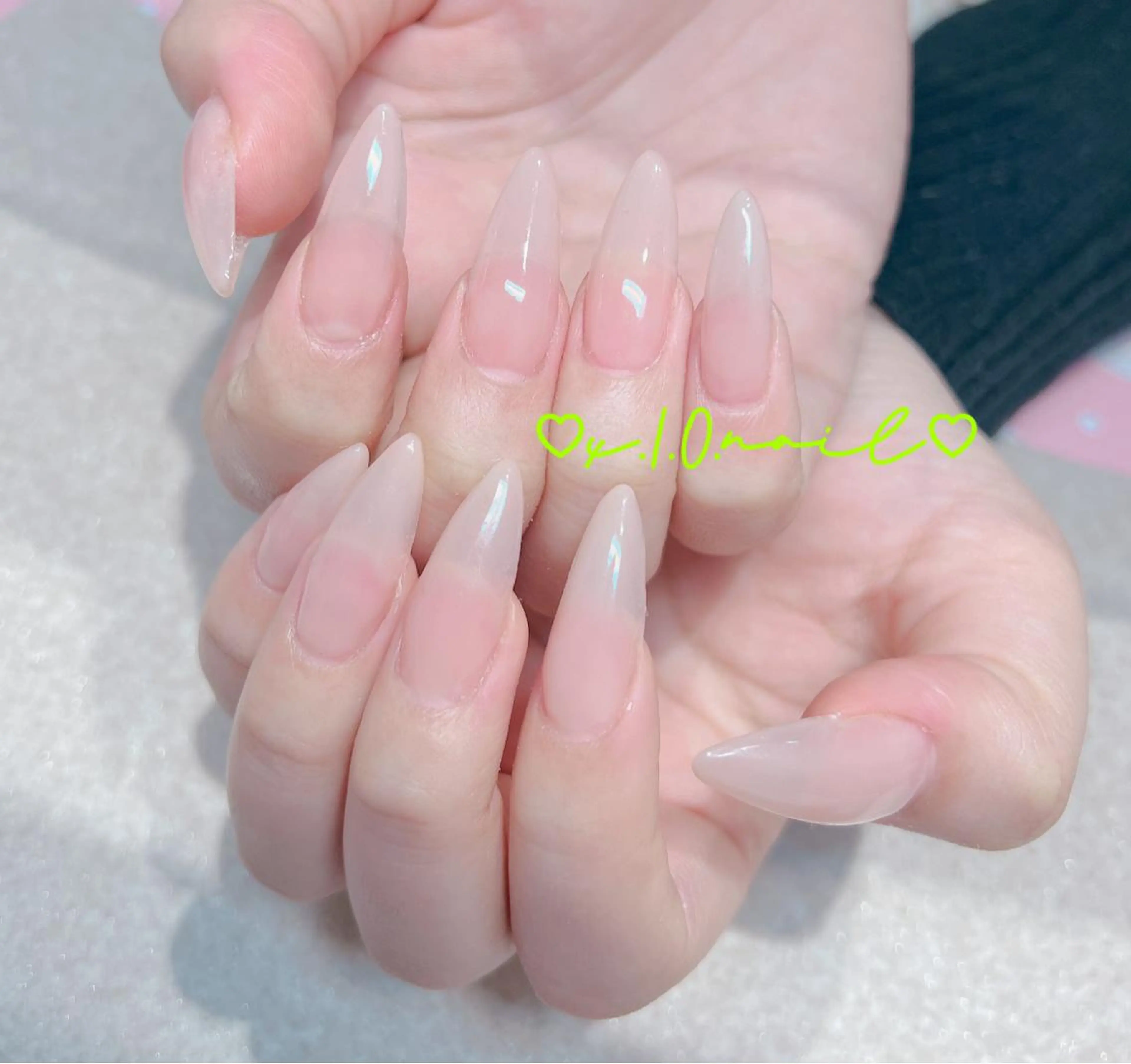 ネイル アニマル柄 アートネイル ニュアンスネイル ネイルチップ ハンドネイル x.1.0.nail ♡Cのネイルデザイン