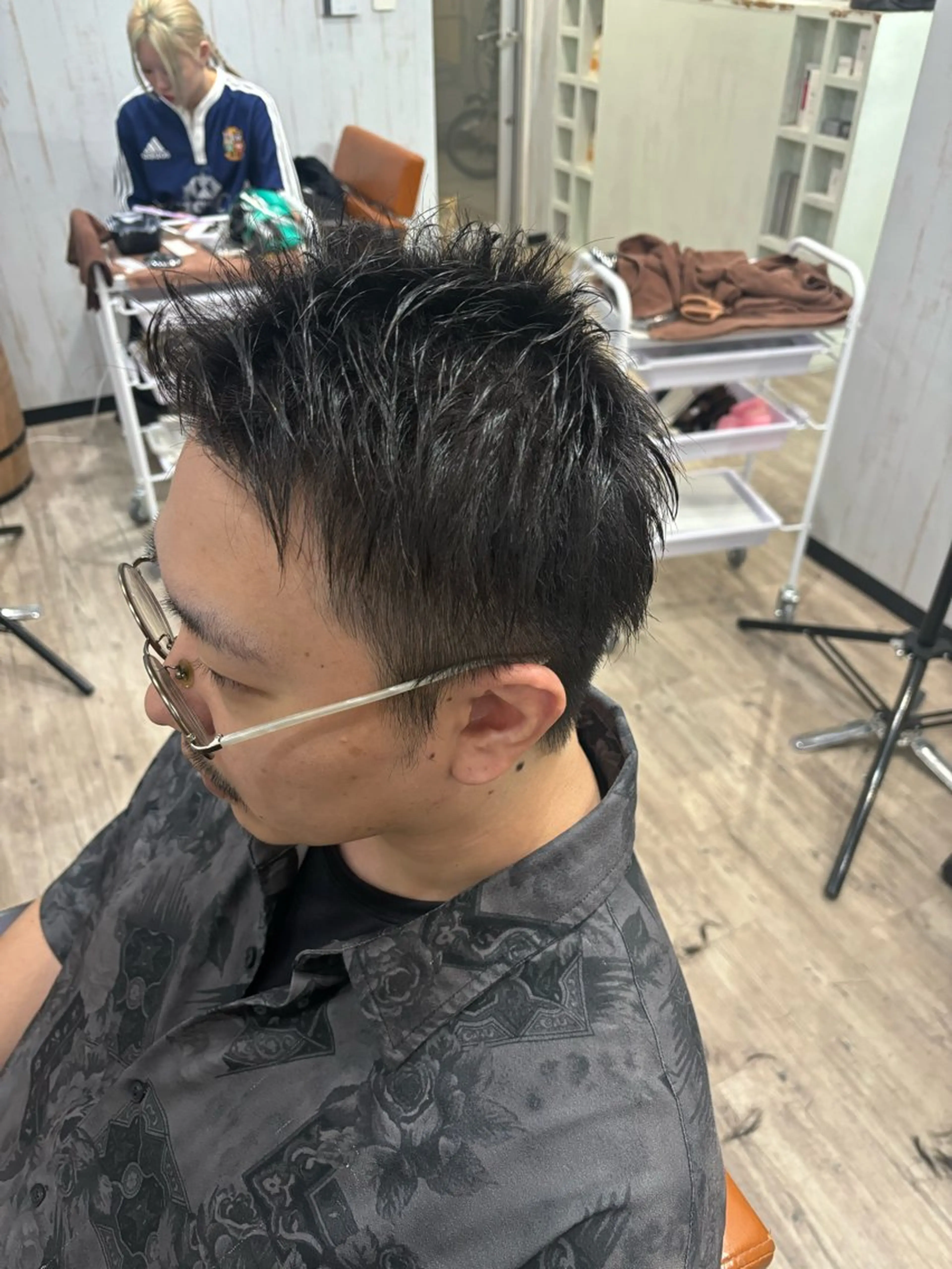 ショート メンズ スパイキーショート ショートヘア 桑原 由理のヘアスタイル