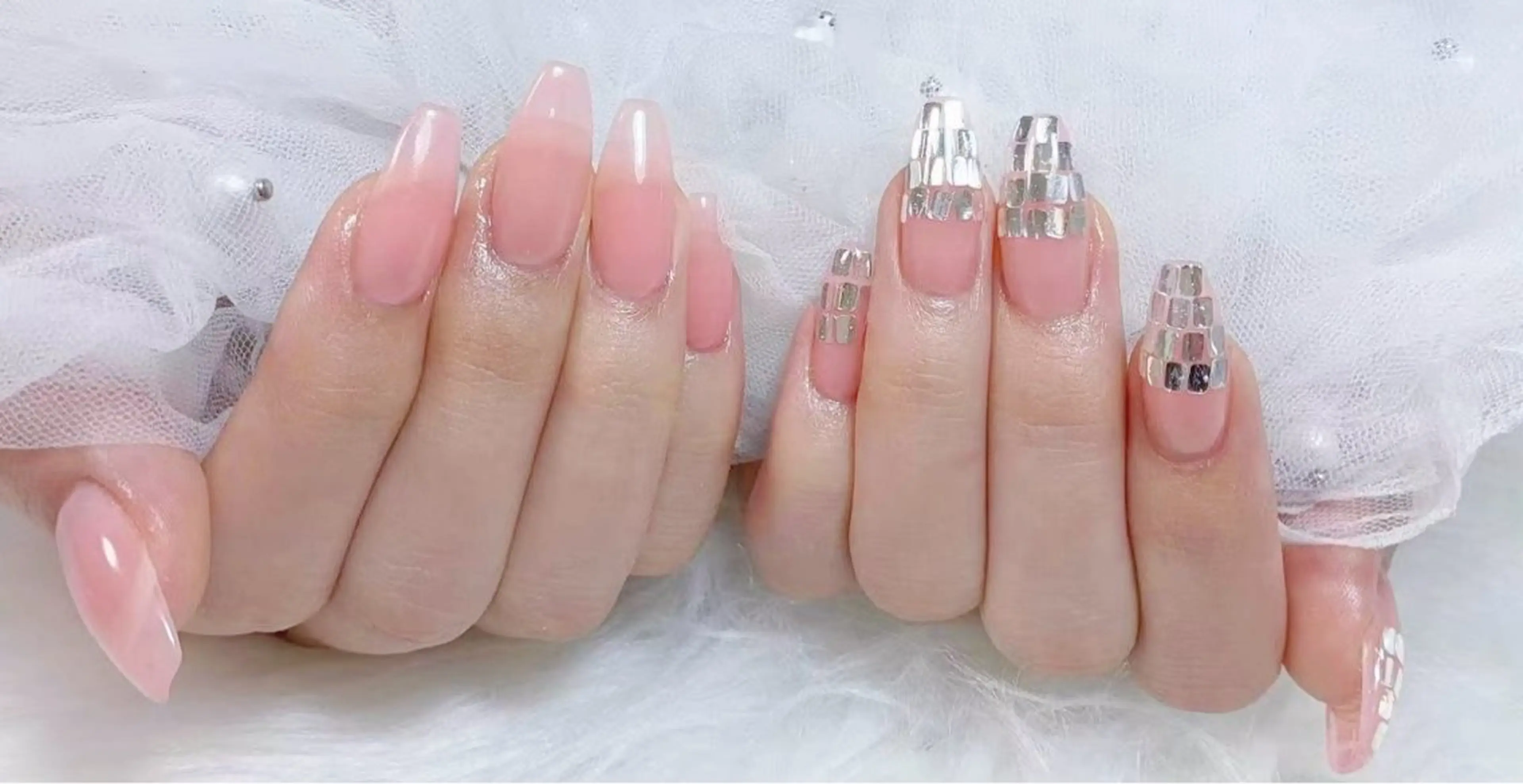 ネイル アニマル柄 チークネイル 成人式 フラッシュネイル フットネイル ハンドネイル B·U Nail大宮 長さだし専門店のネイルデザイン