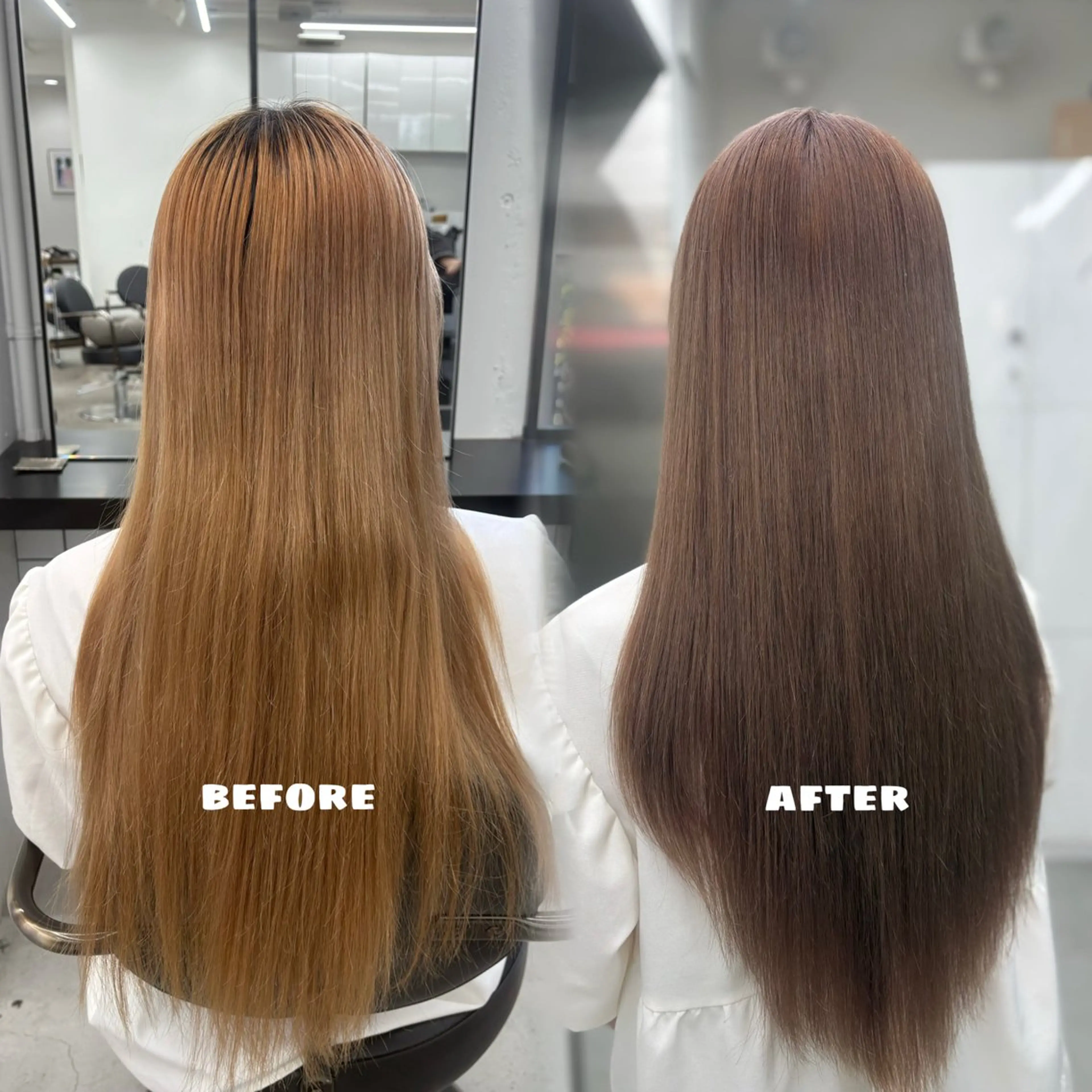 ロング カラー ベージュカラー ミルクティーベージュ 🌟ゆりあ🌟 JILLSTUDIOのヘアスタイル