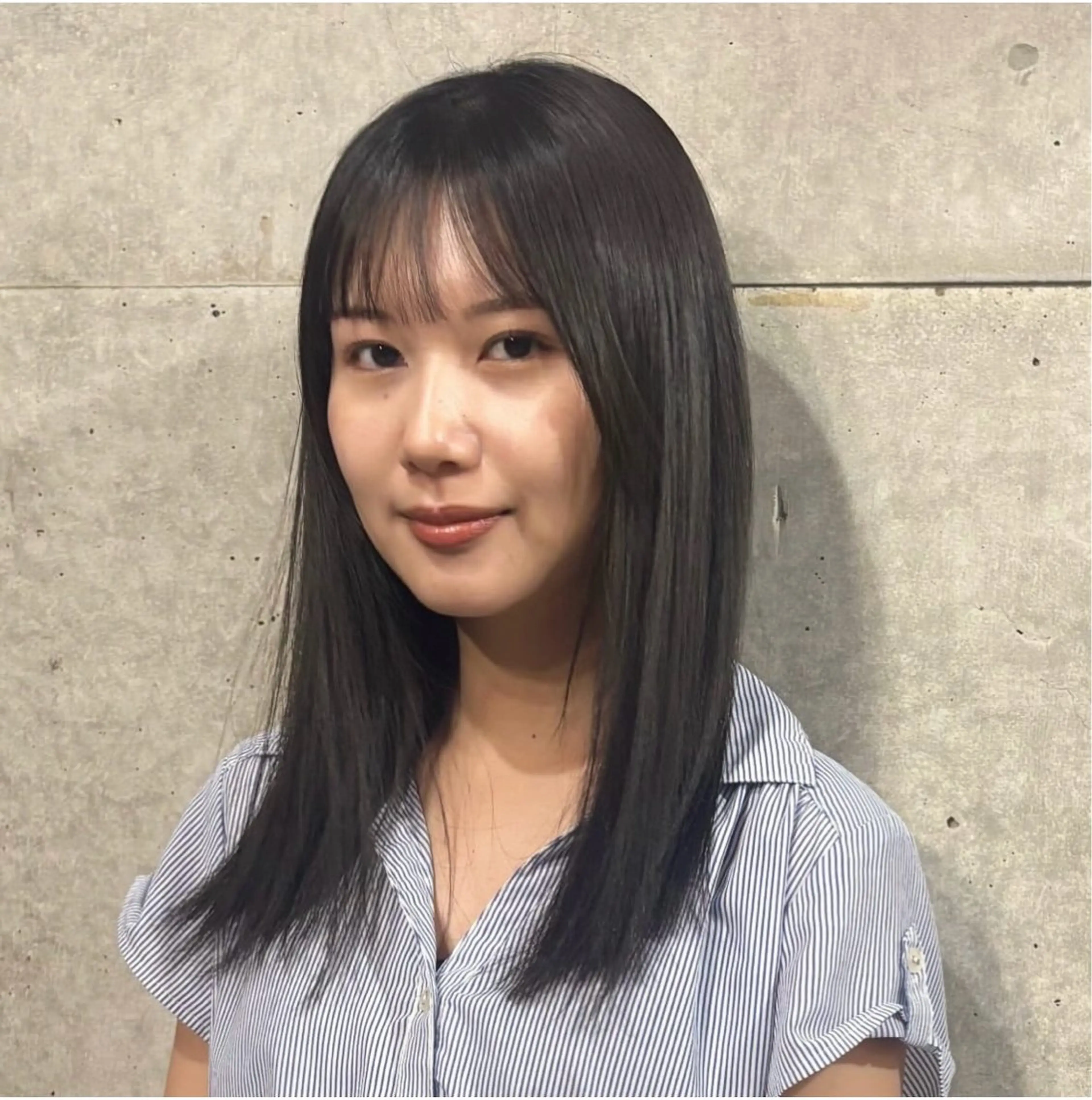 カラー 透明感カラー HAGA HINAのヘアスタイル