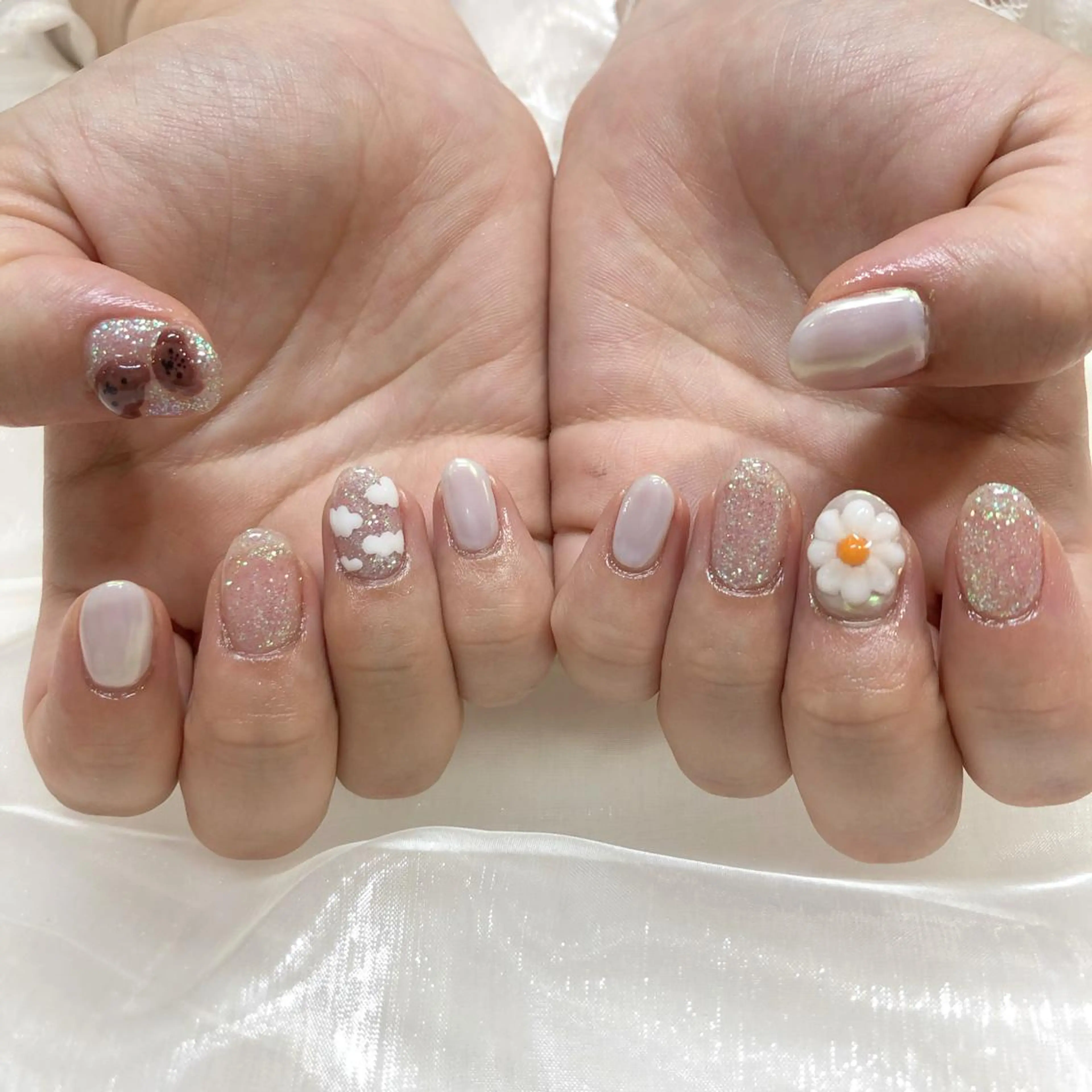 ネイル ハンドネイル 新井 ひなののネイルデザイン